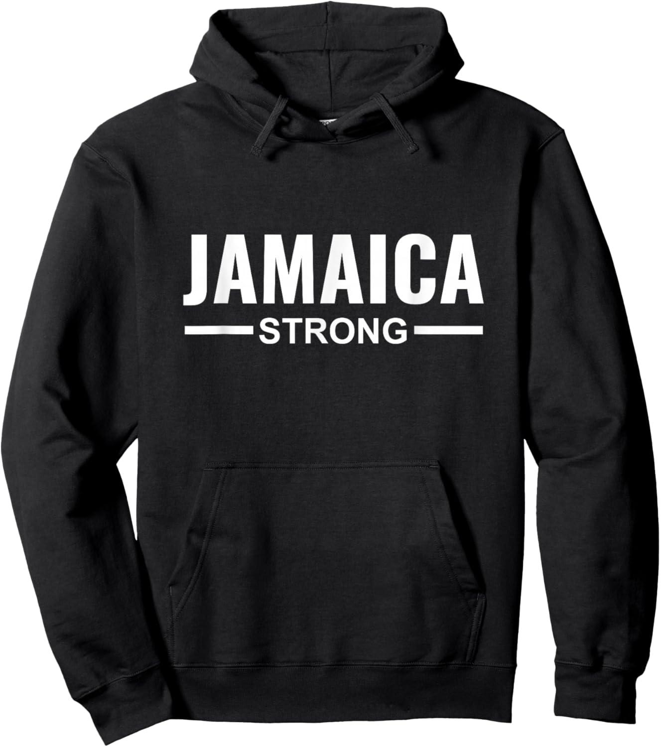 Jamaica Strong Community Strength Prayer Support Hoodie - Hoodie | Black