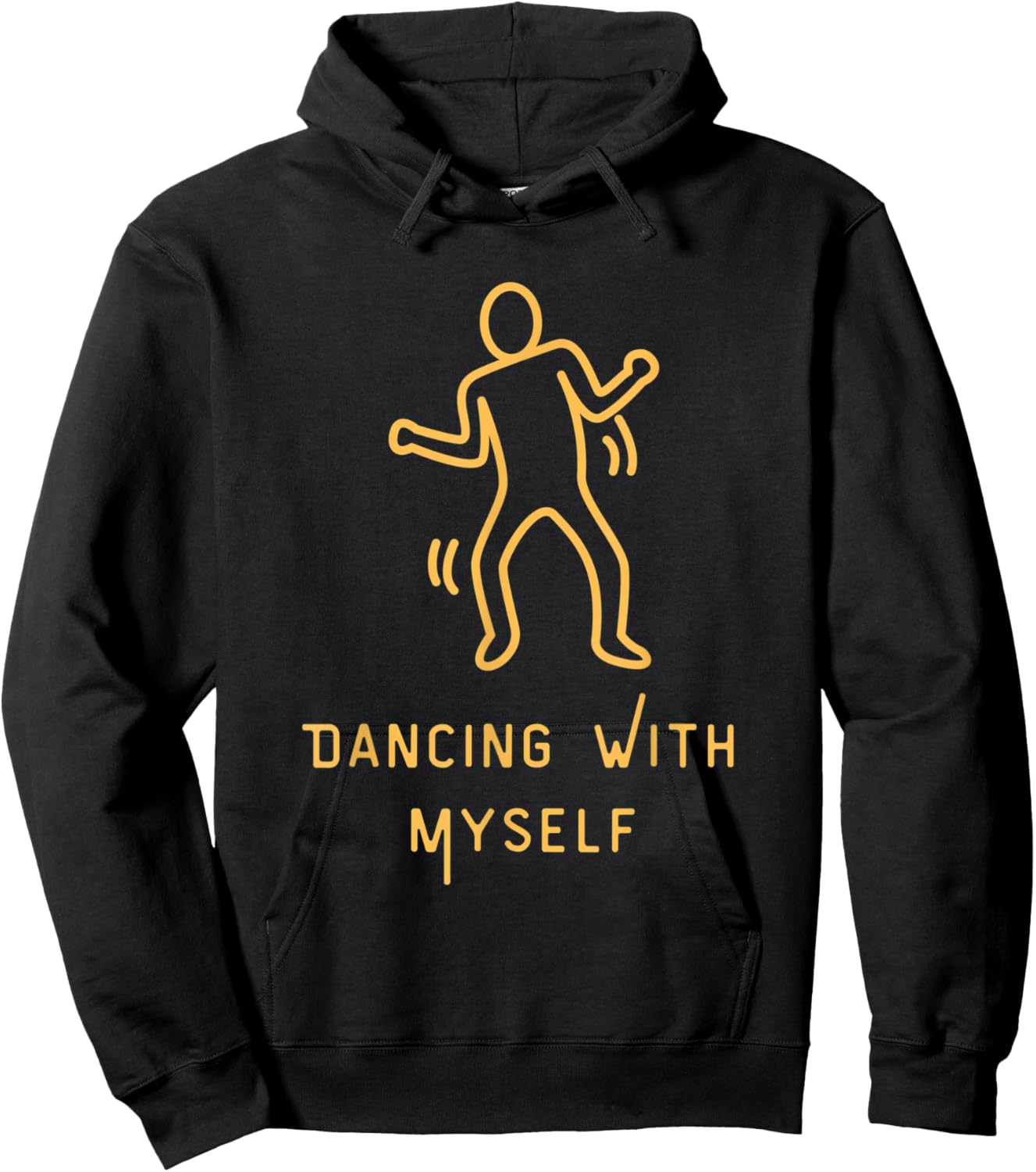 Funny 1980s Dancing With Myself Shirt Hoodie - Hoodie | Black