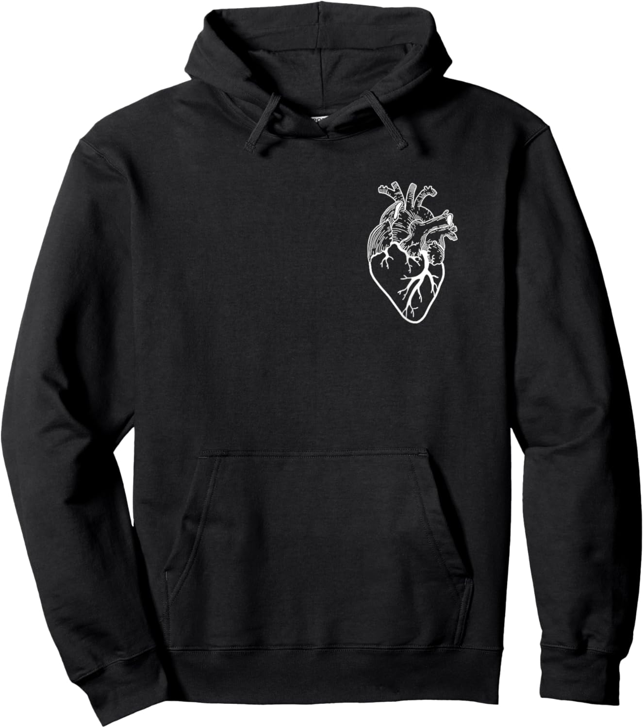 Anatomical Heart Cardiac Nurse Hoodie - Hoodie | Black