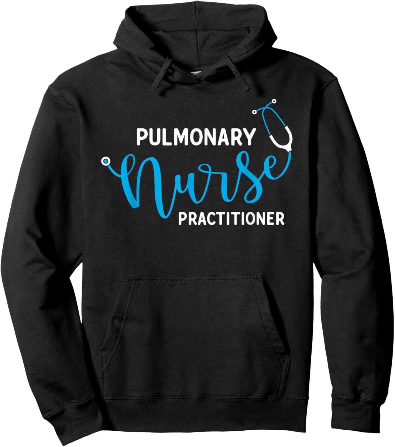 Respiratory Pulmonary Nurse Practitioner Hoodie - Hoodie | Black