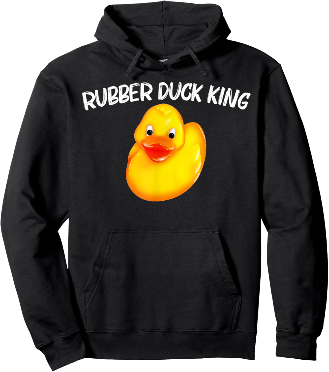 Funny Rubber Duck Art Dad Kids Rubber Ducks Duckie Hoodie - Hoodie | Black