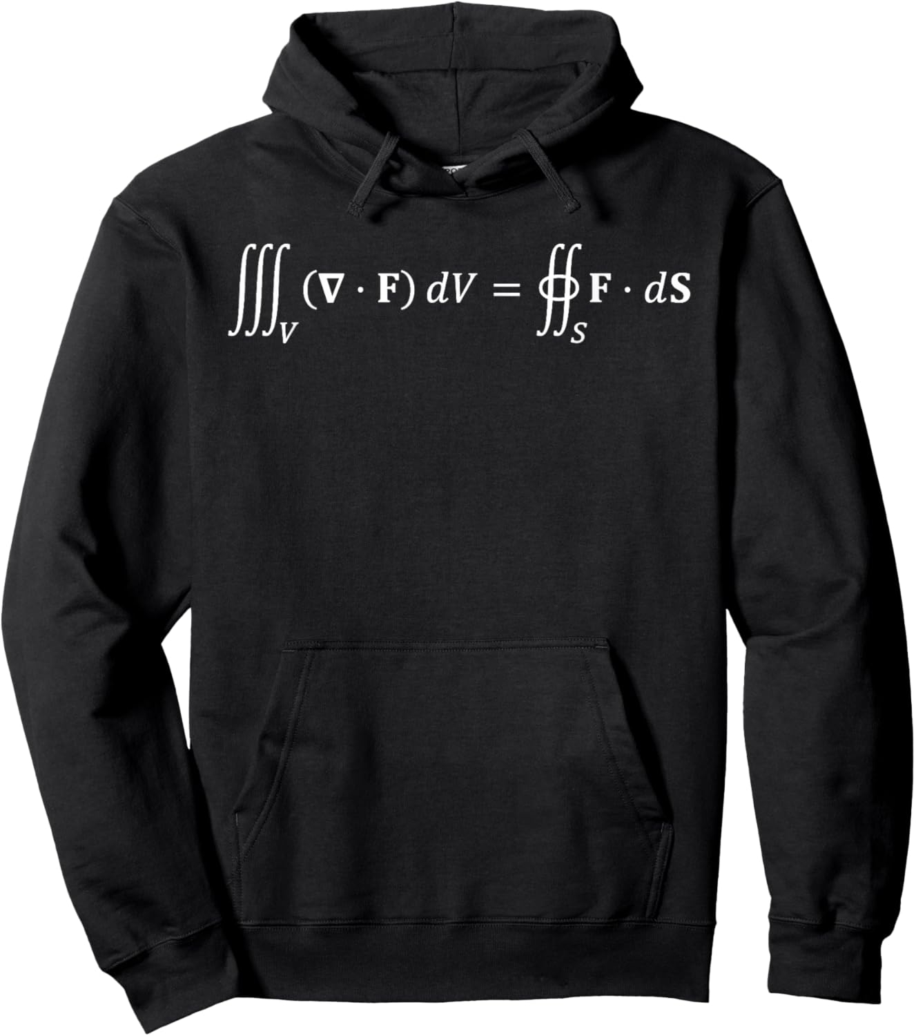 Divergence theorem, useful theorem in math and physics Hoodie - Hoodie | Black