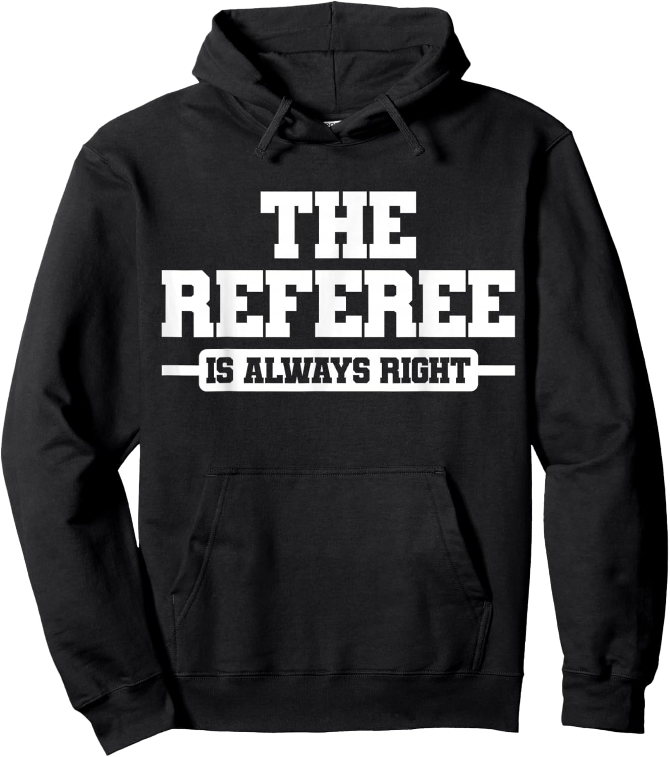 Referee Ref Umpire Hoodie - Hoodie | Black