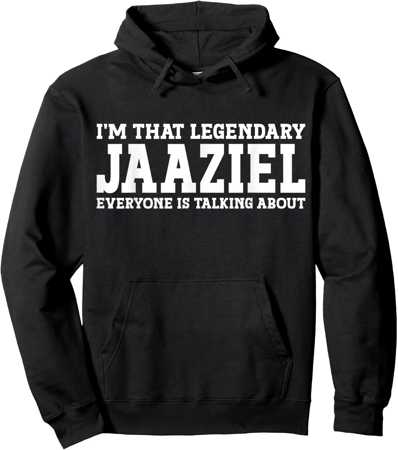 Jaaziel Personal Name First Name Funny Jaaziel Hoodie - Hoodie | Black