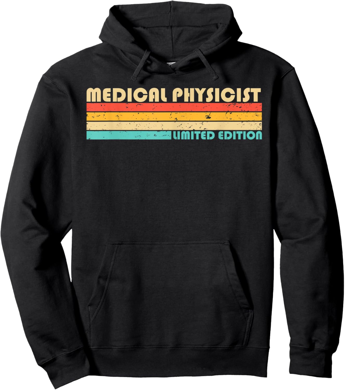 MEDICAL PHYSICIST Funny Job Title Profession Birthday Worker Hoodie - Hoodie | Black