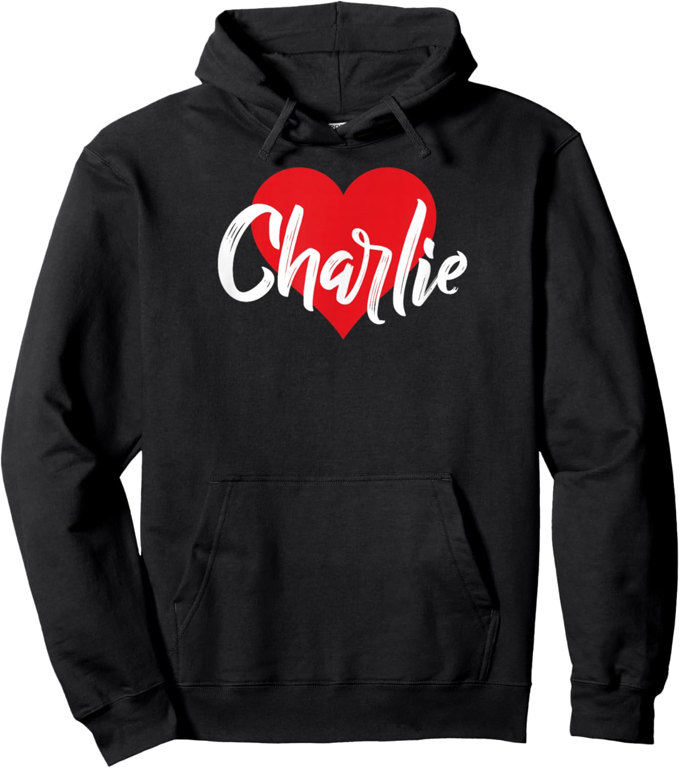 I Love Charlie First Name I Heart Named Hoodie - Hoodie | Black