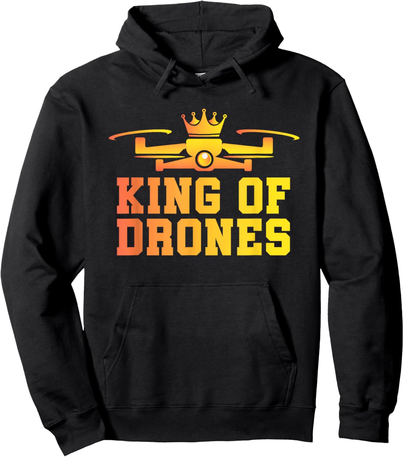 Drone Pilot - Aviator Flying RC Quadcopter King Of Drones Hoodie - Hoodie | Black
