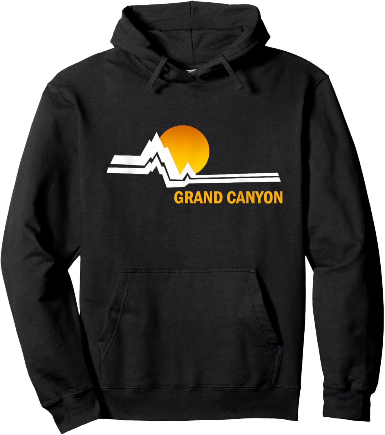 Grand Canyon National Park Mountain Sunset Hoodie - Hoodie | Black