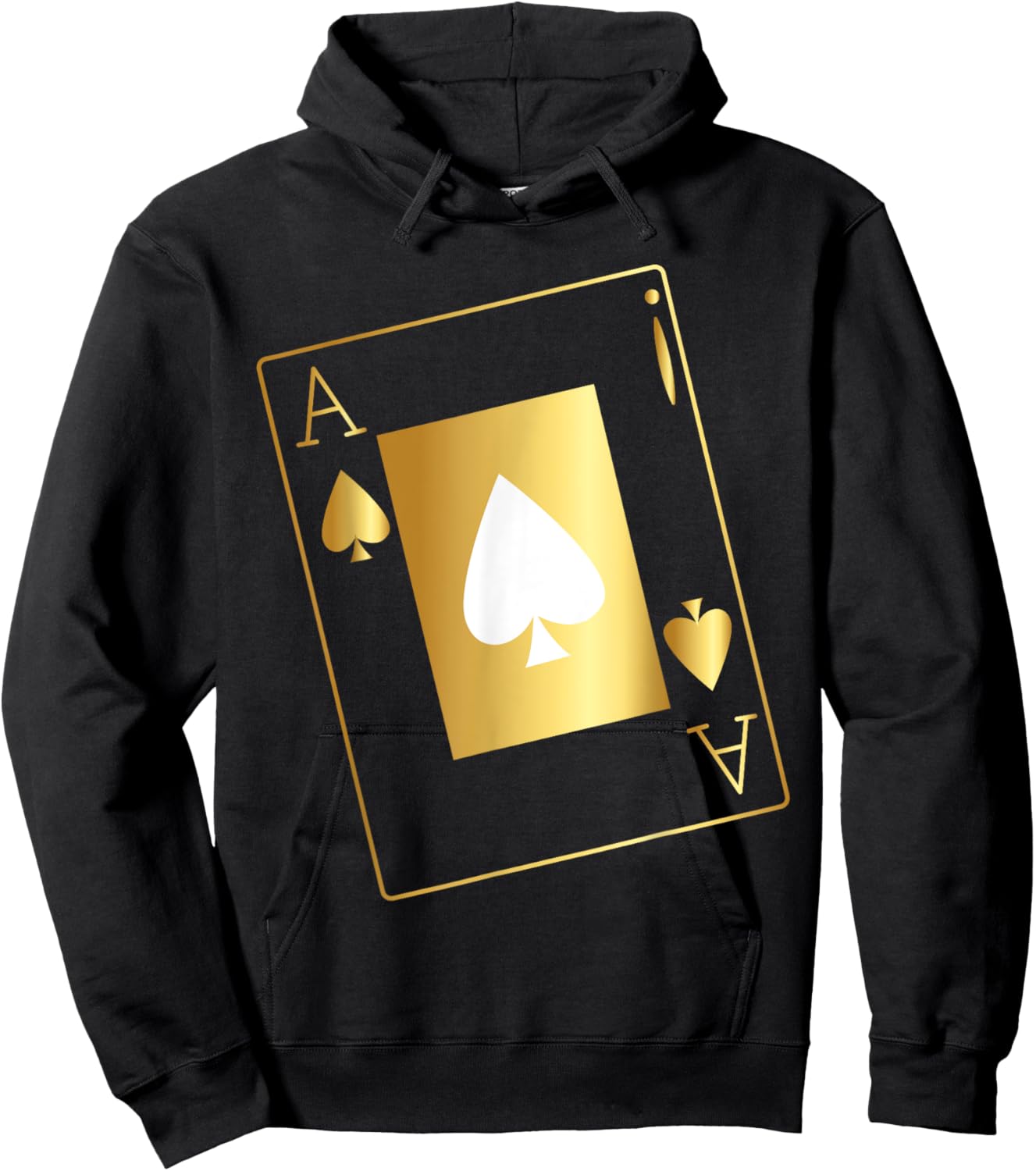 The Golden Ace design Apparel Hoodie - Hoodie | Black
