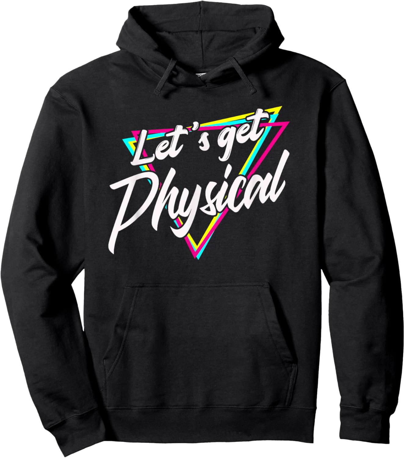 Lets Get Physical - Gym Fitness 80's Workout Hoodie - Hoodie | Black
