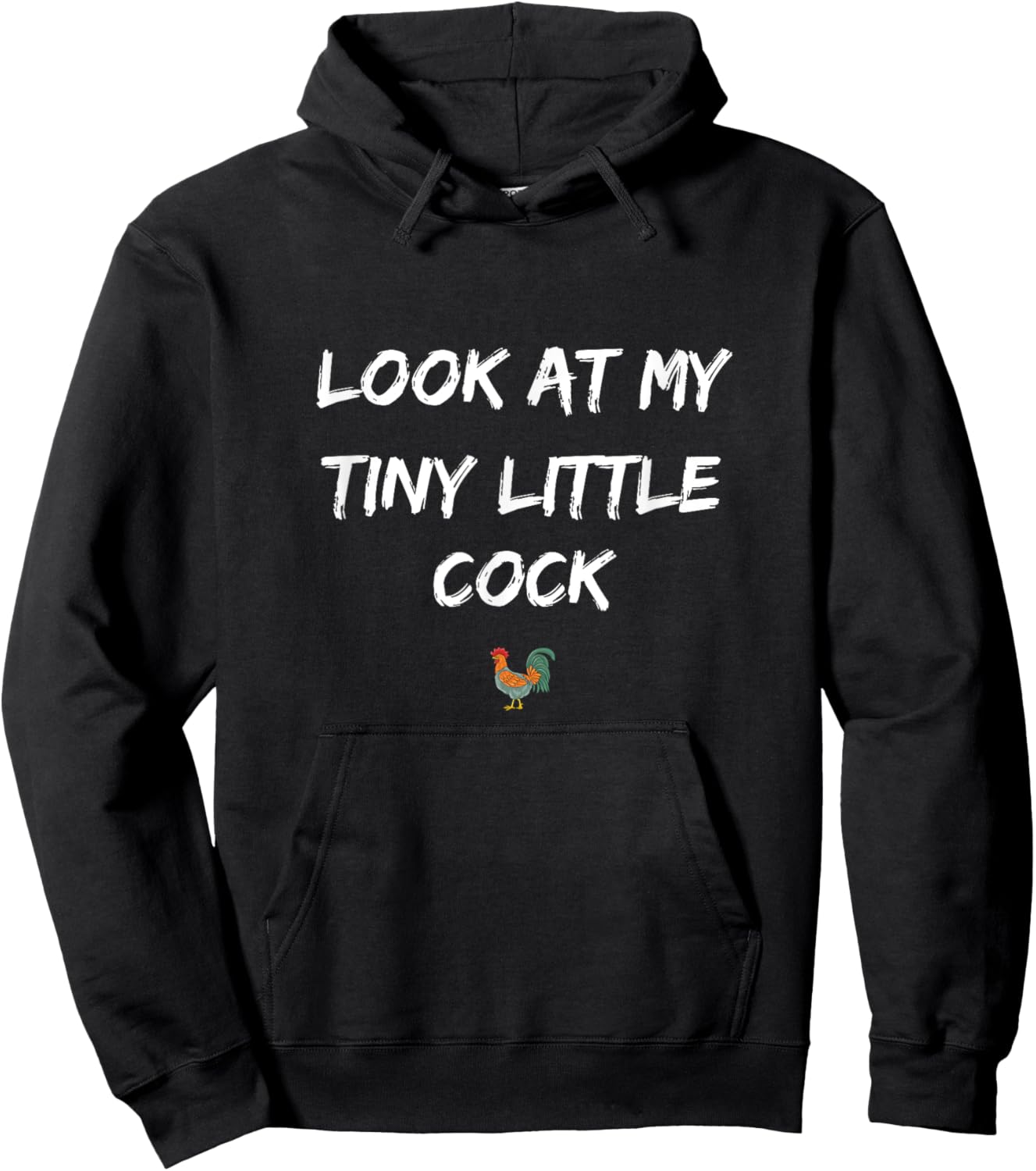 Look at My Tiny Little Cock Adult Humor Hoodie - Hoodie | Black