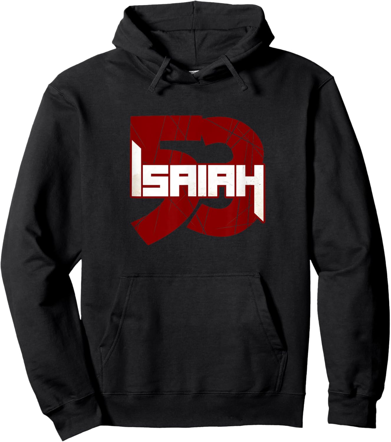 Christian Isaiah Commentary Bible Verse Jesus Isaiah 53 Men Hoodie - Hoodie | Black
