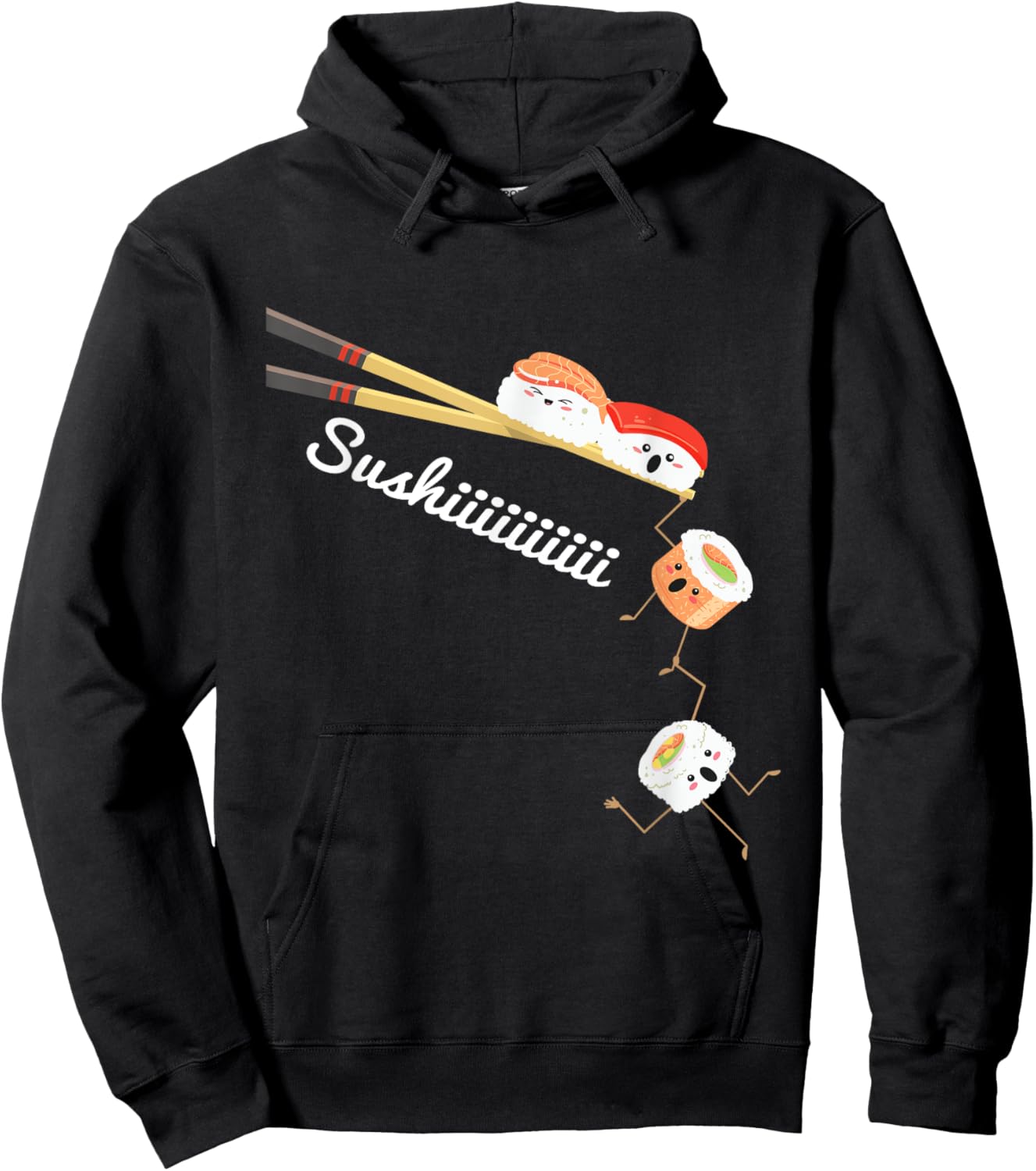 Sushi Lover Japan Lover Japanese Cuisine Chef Foodie Hoodie - Hoodie | Black