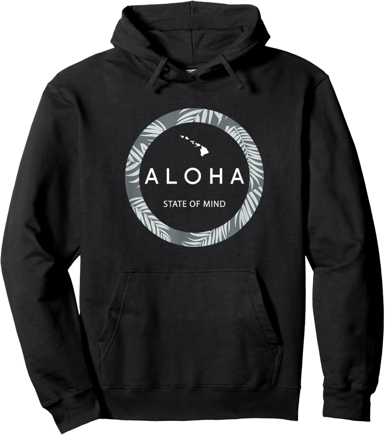 Aloha Hawaii Palm Tree - Feel the Aloha Hawaiian Spirit !! Hoodie - Hoodie | Black