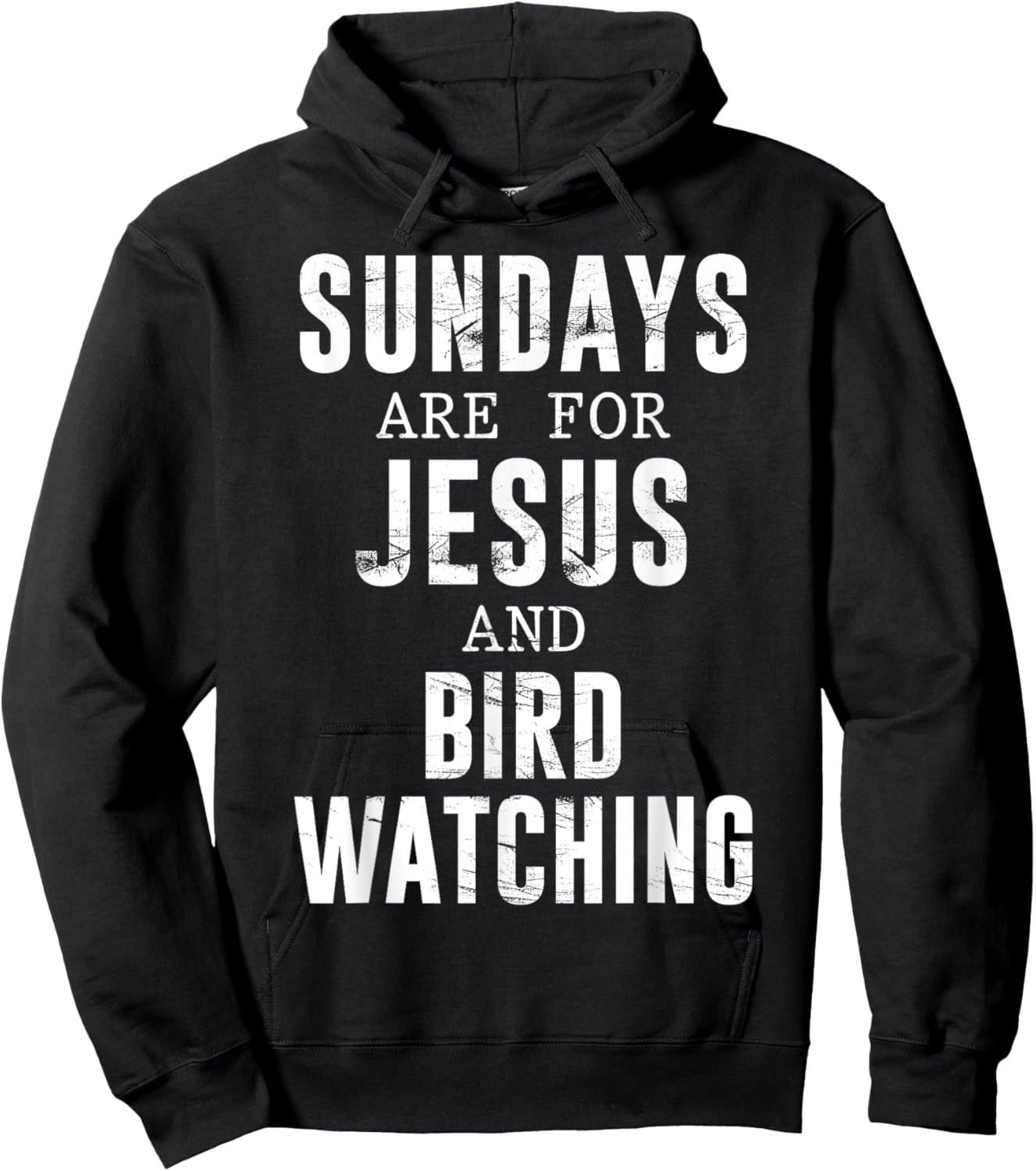 Sundays Are For Jesus & Bird Watching Hoodie - Hoodie | Black