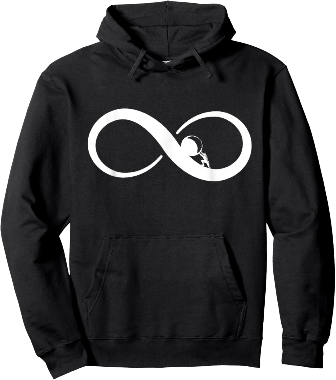Sisyphus Infinity Symbol Hoodie - Hoodie | Black