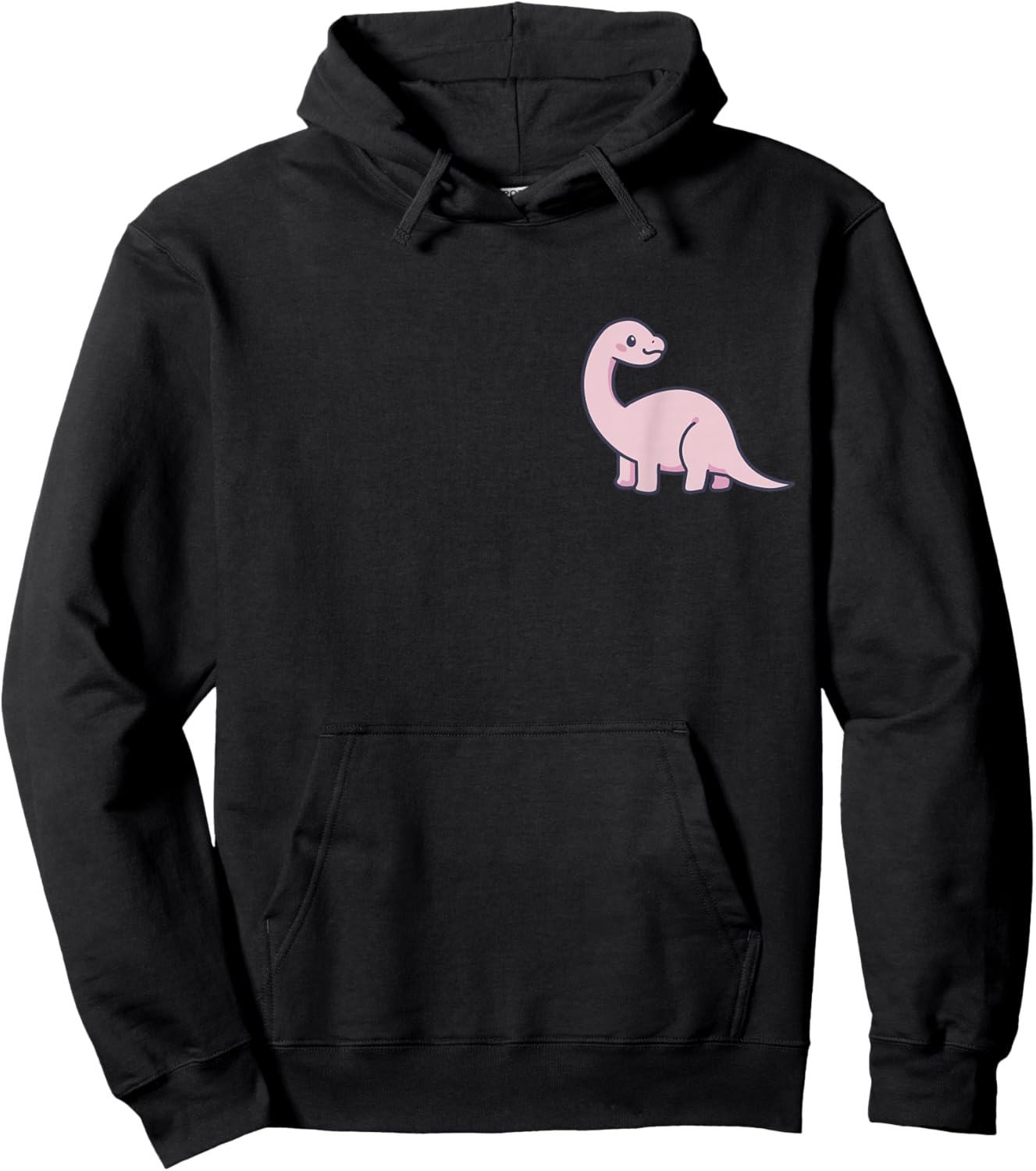 Dinosaur Cute Kawaii Lover Anime Pastel Goth Aesthetic Small Hoodie - Hoodie | Black