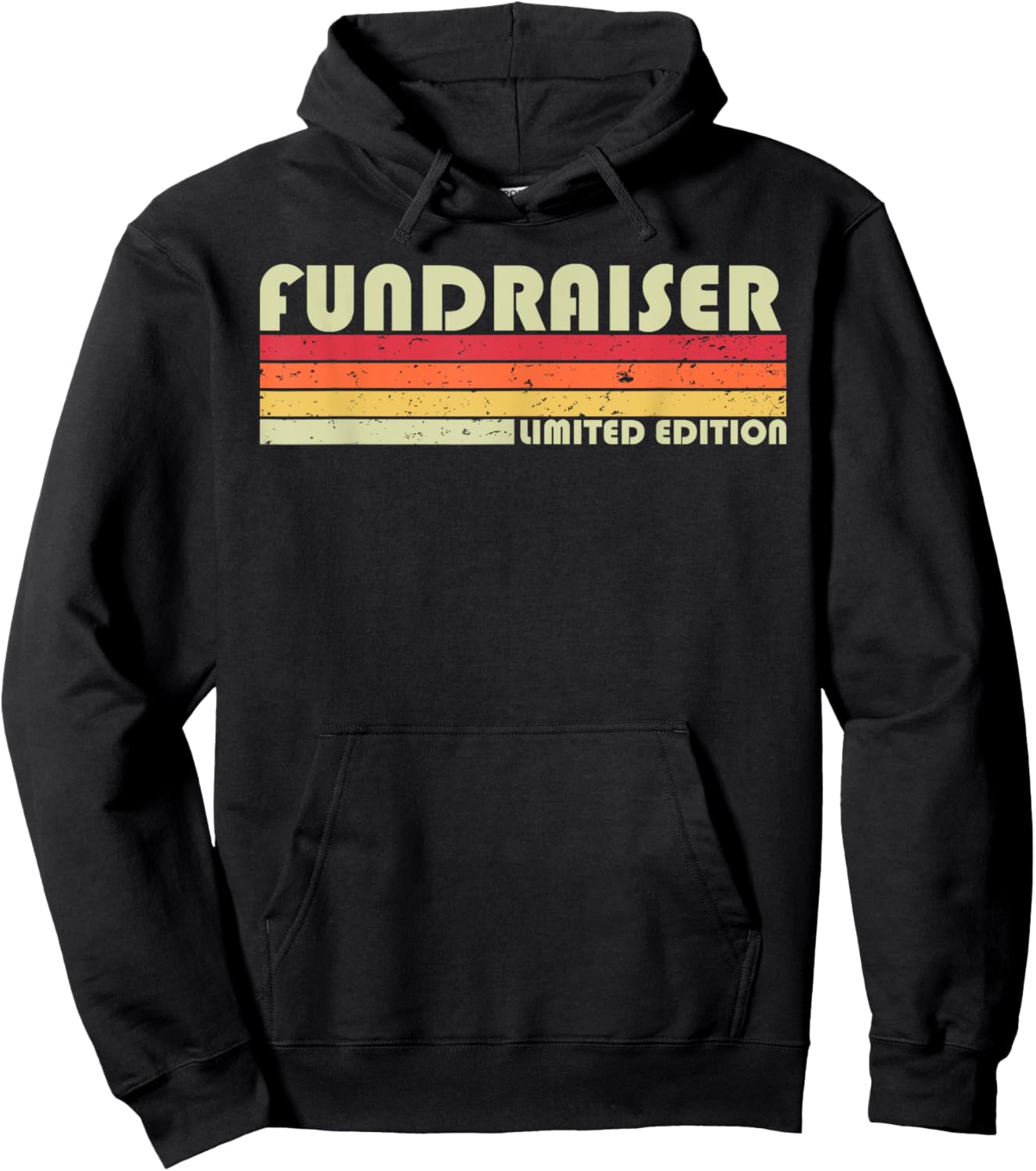 FUNDRAISER Funny Job Title Profession Birthday Worker Idea Hoodie - Hoodie | Black
