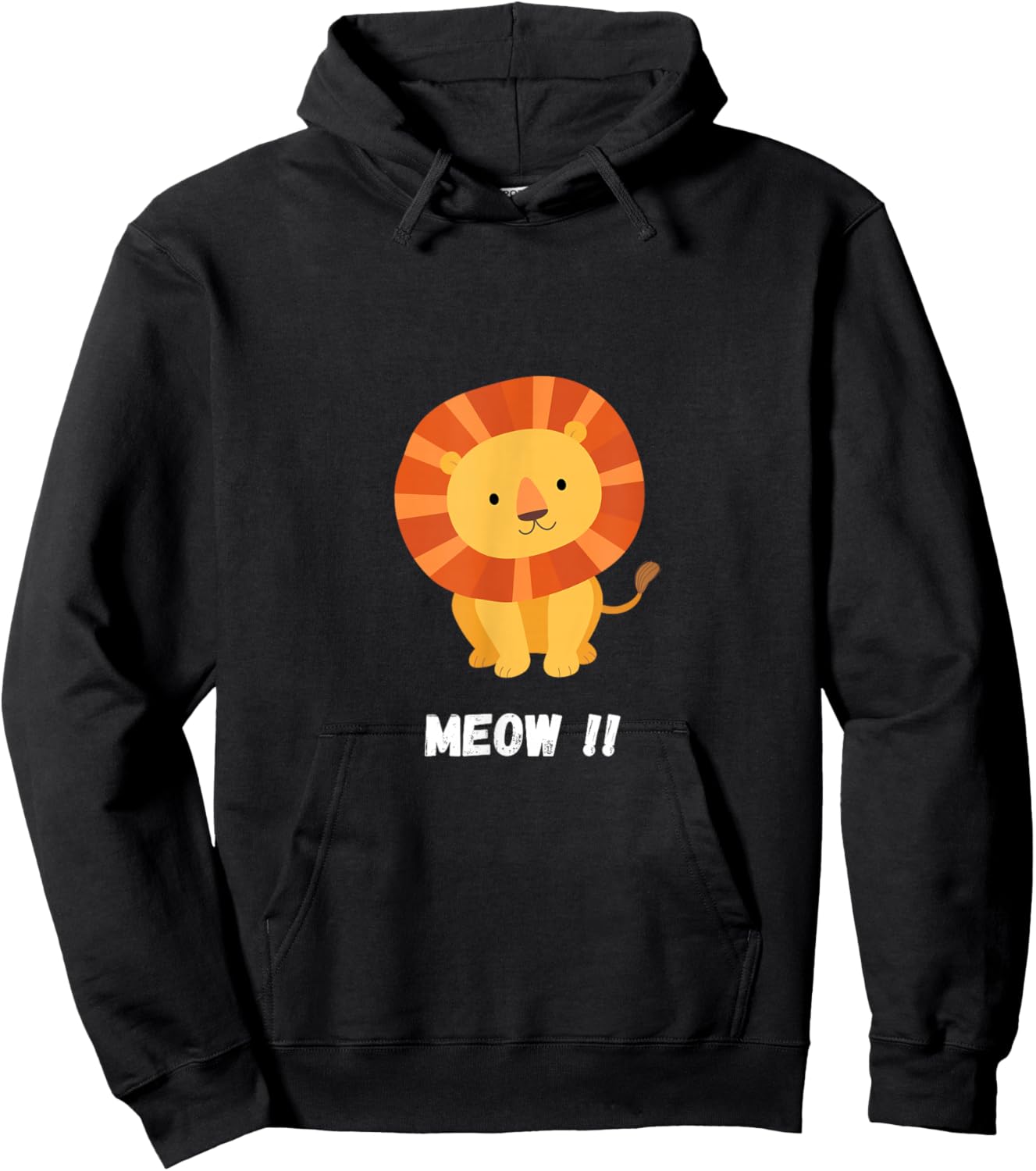 Lion Meow Meow Costume Carnival Hoodie - Hoodie | Black