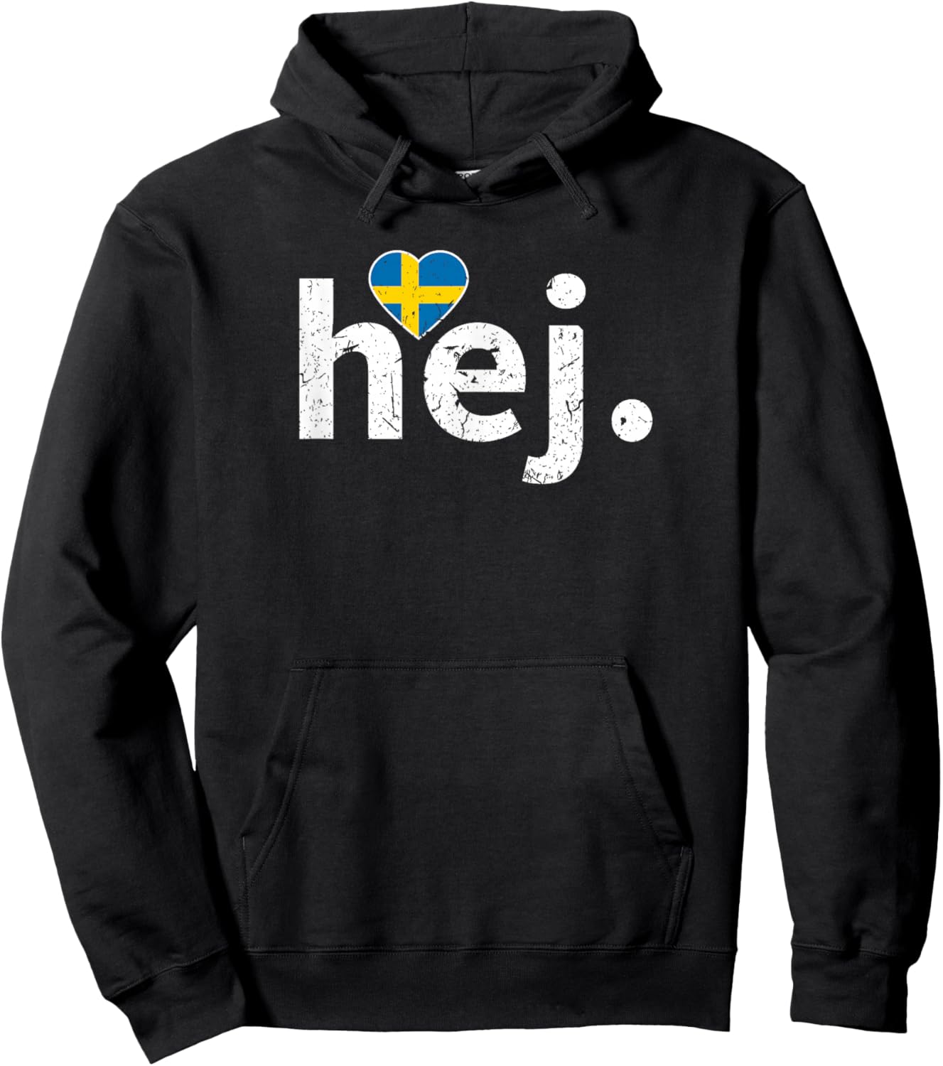 Hej Swedish Hoodie - Hoodie | Black