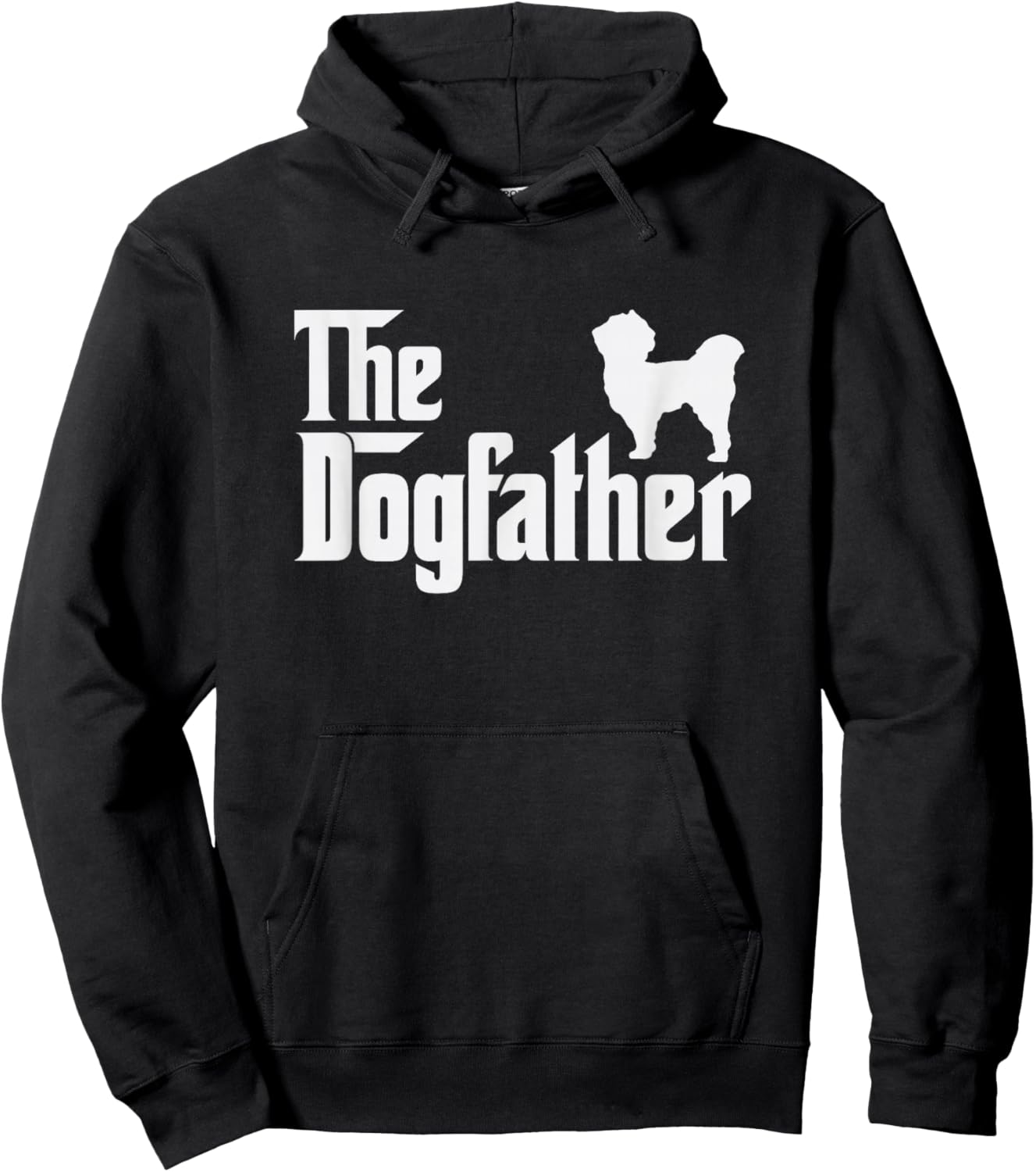 maltese shih tzu DogFather Funny Dog Dad Hoodie - Hoodie | Black