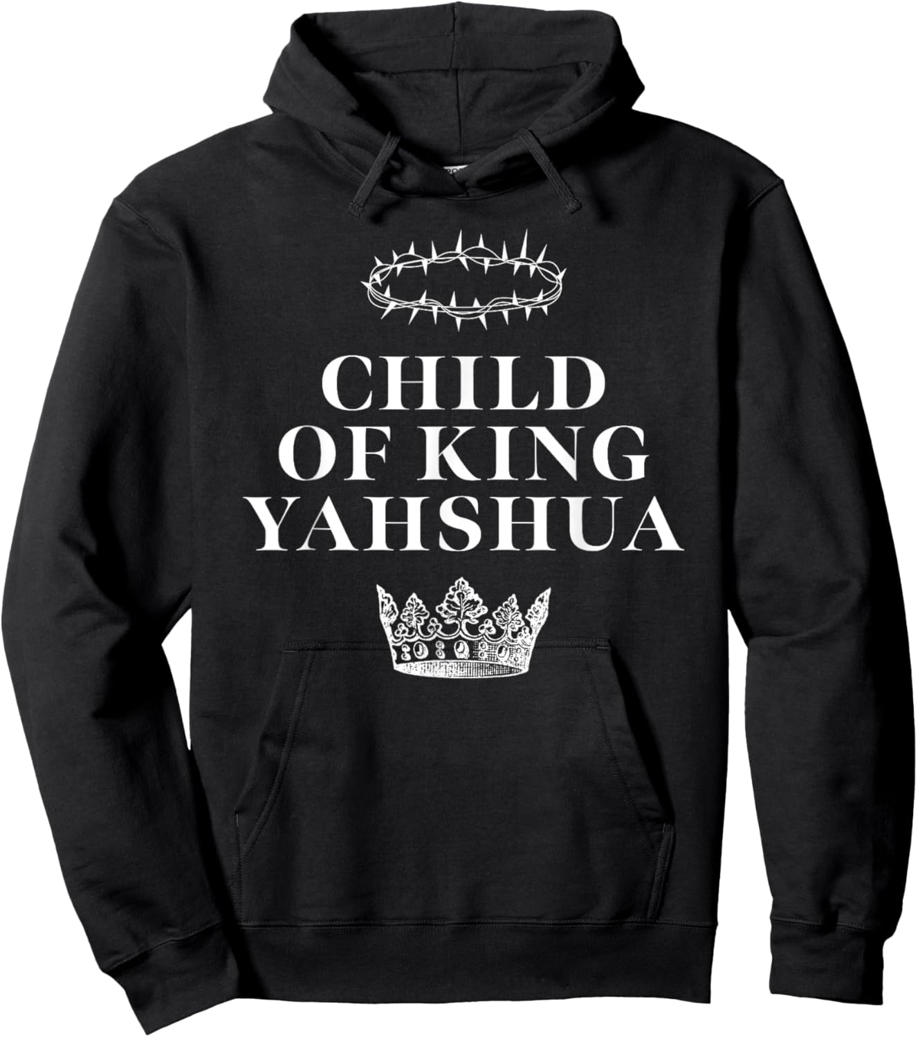 Child of King Yahshua Hoodie - Hoodie | Black