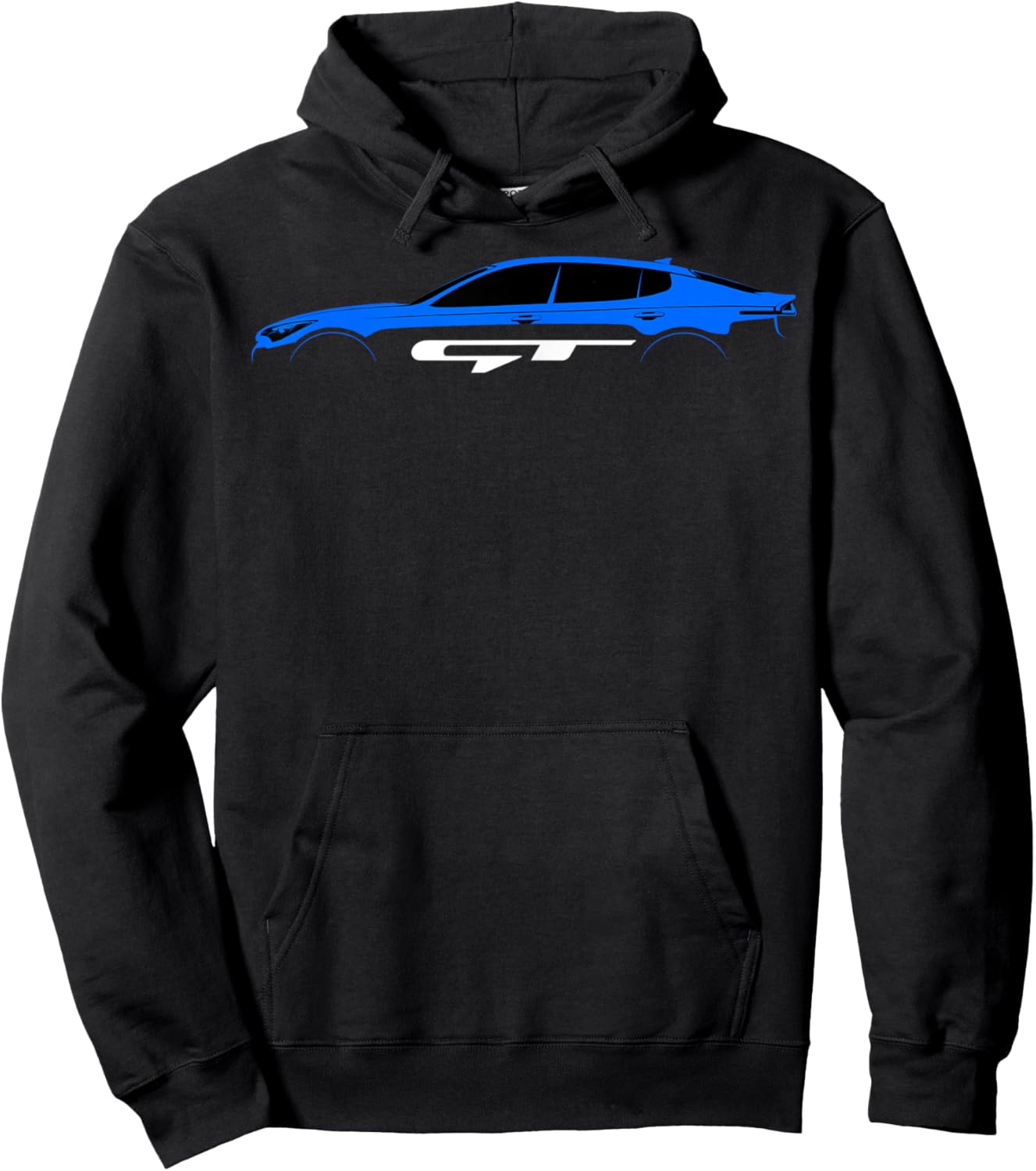 Stinger GT KDM Blue Silhouette Hoodie - Hoodie | Black