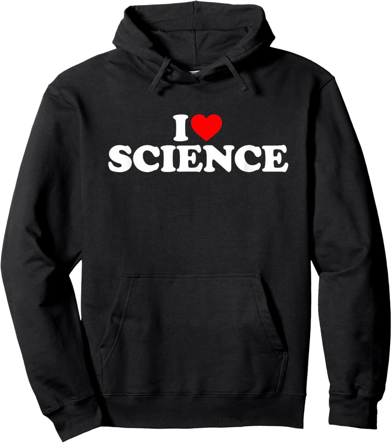 I Love Science Hoodie - Hoodie | Black