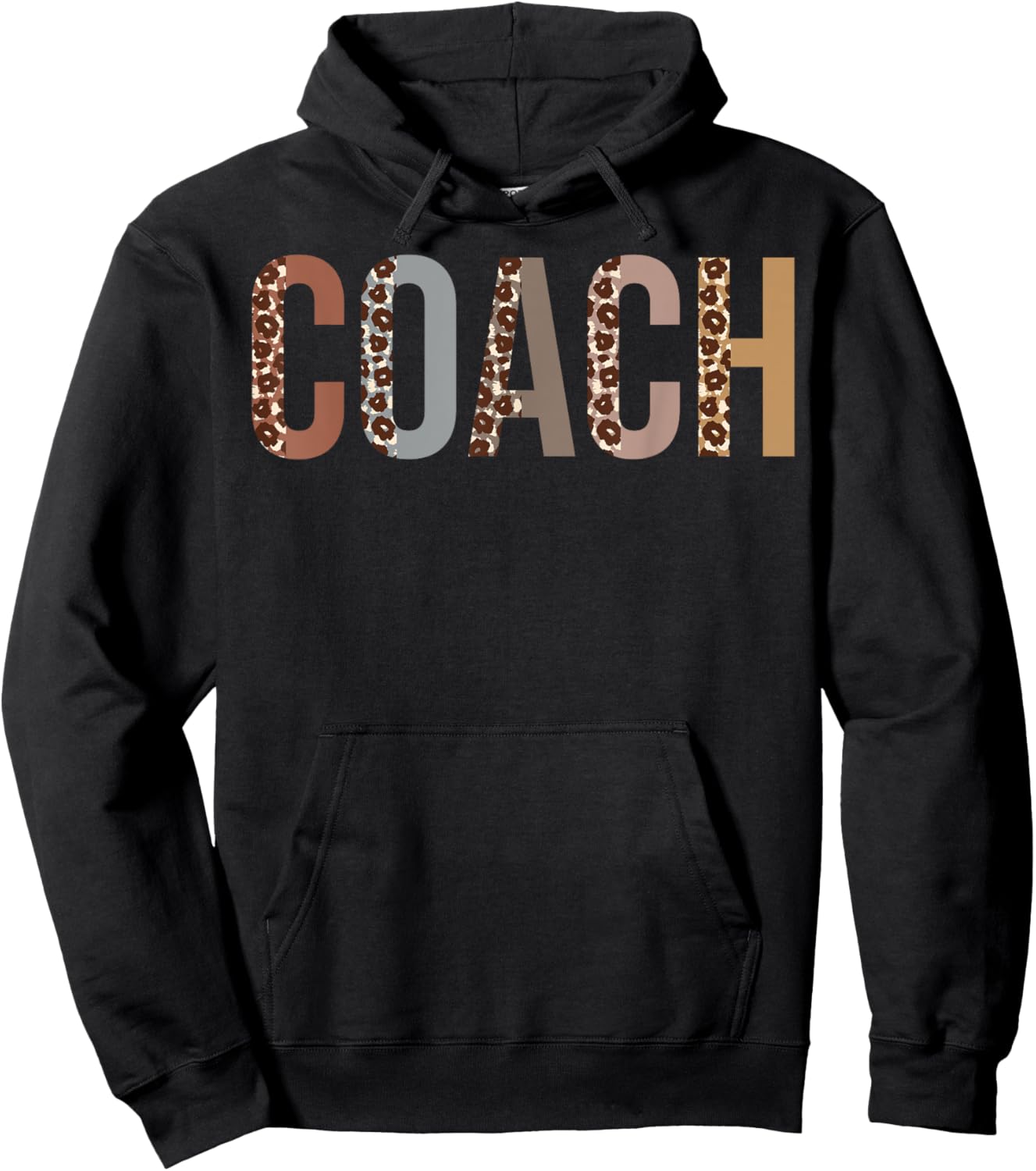 Leopard Coach Supplies Funny Back to School Hoodie - Hoodie | Black
