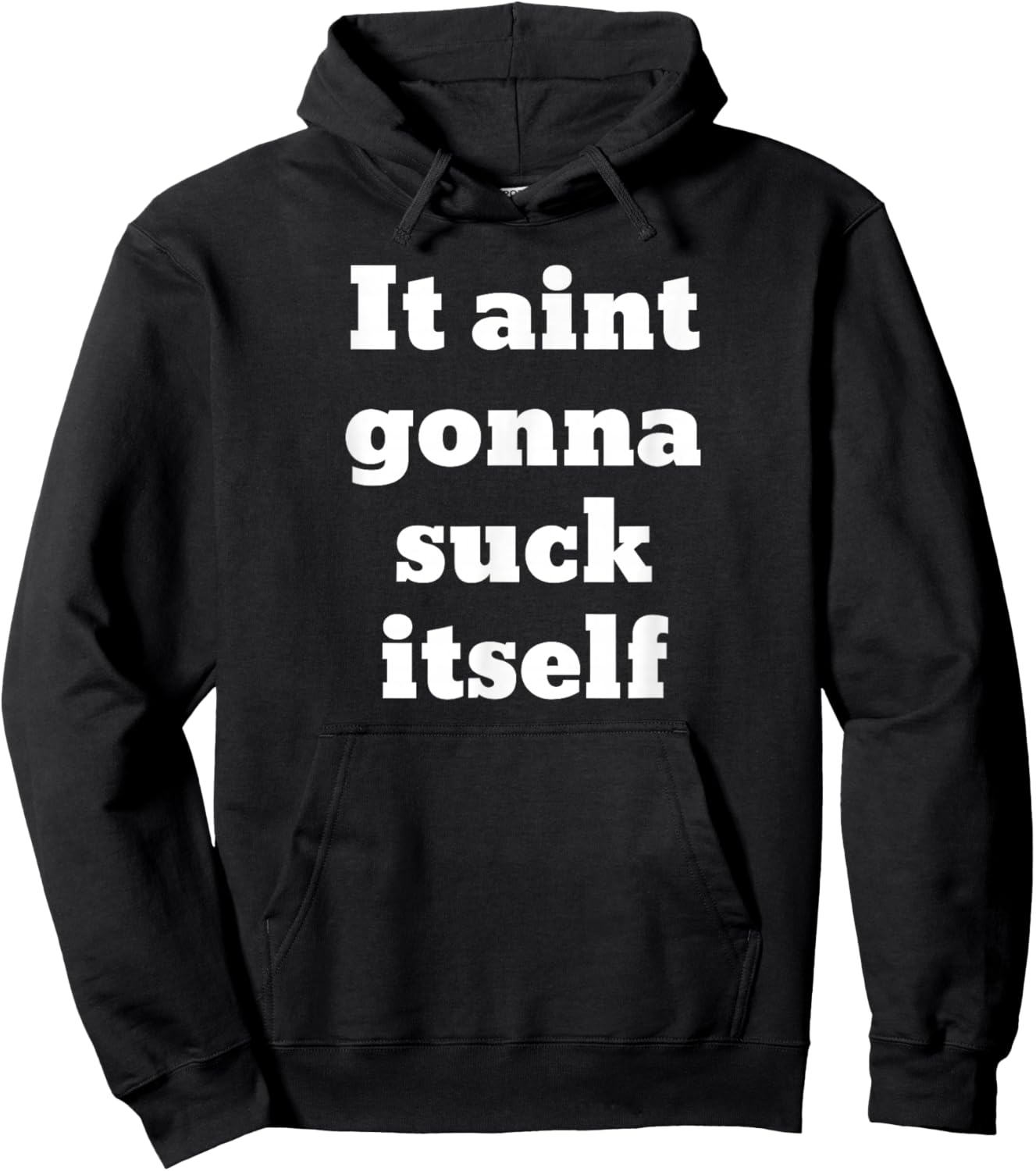 It aint gonna suck itself Hoodie - Hoodie | Black