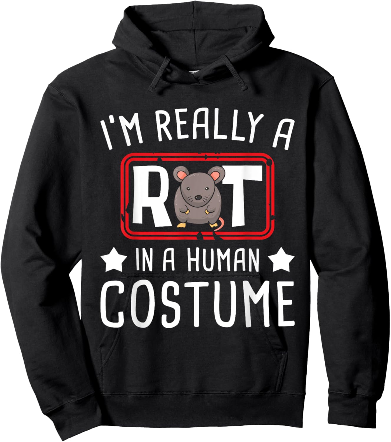 I'm A Rat - Rodent Lover Mouse Breeder Rat Lover Hoodie - Hoodie | Black