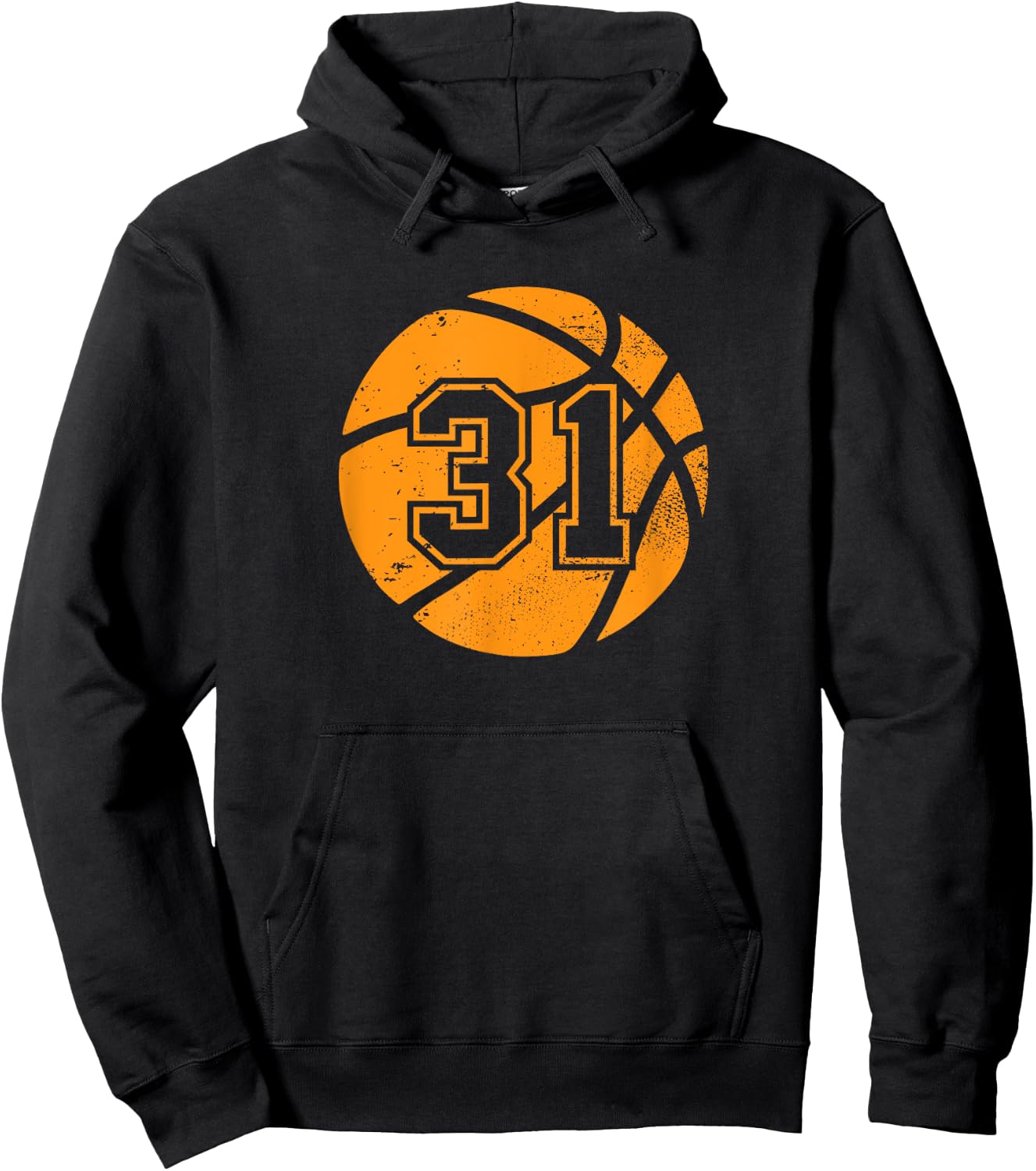 Basketball Player #31 Basketball Mom Dad Jersey Number 31 Hoodie - Hoodie | Black