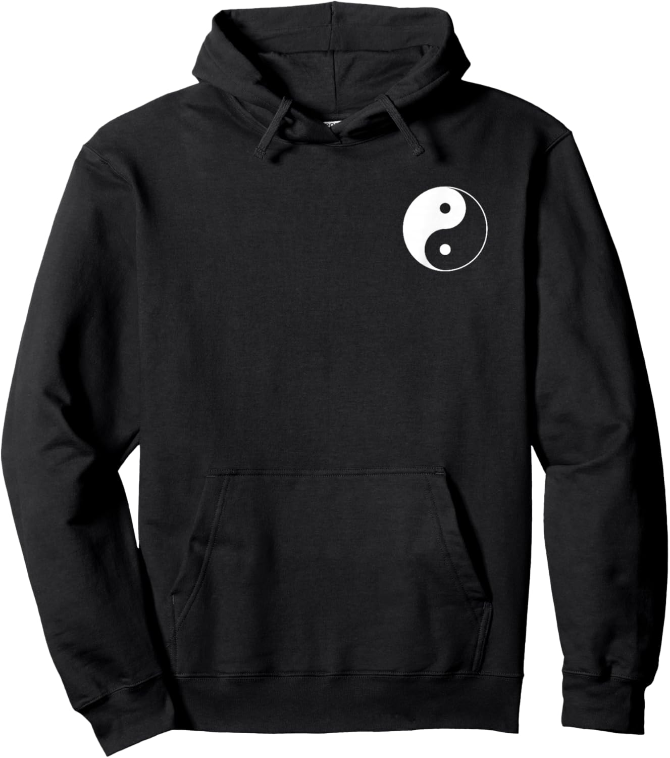 Yin Yang Symbol Taoism Chinese East Asian Philosophy Hoodie - Hoodie | Black