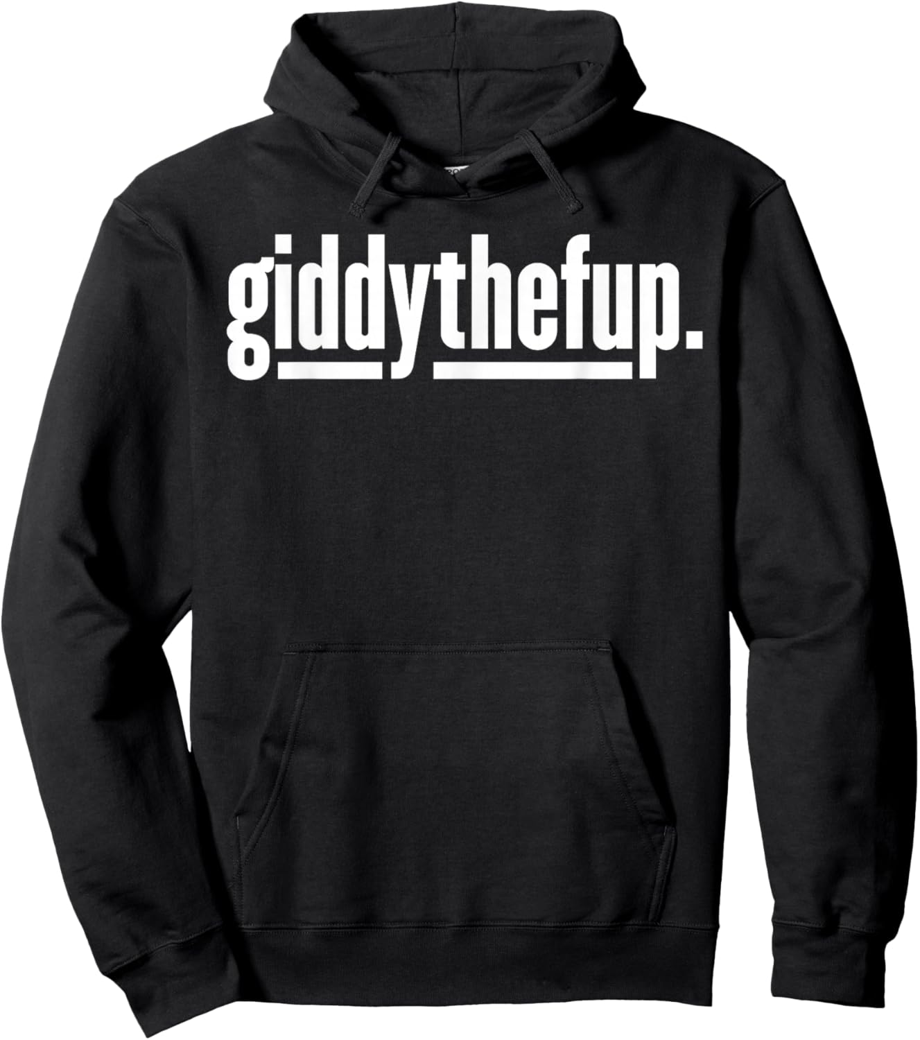 Funny Horse Racing Vintage Giddythefup KY Derby Horse Small Hoodie - Hoodie | Black