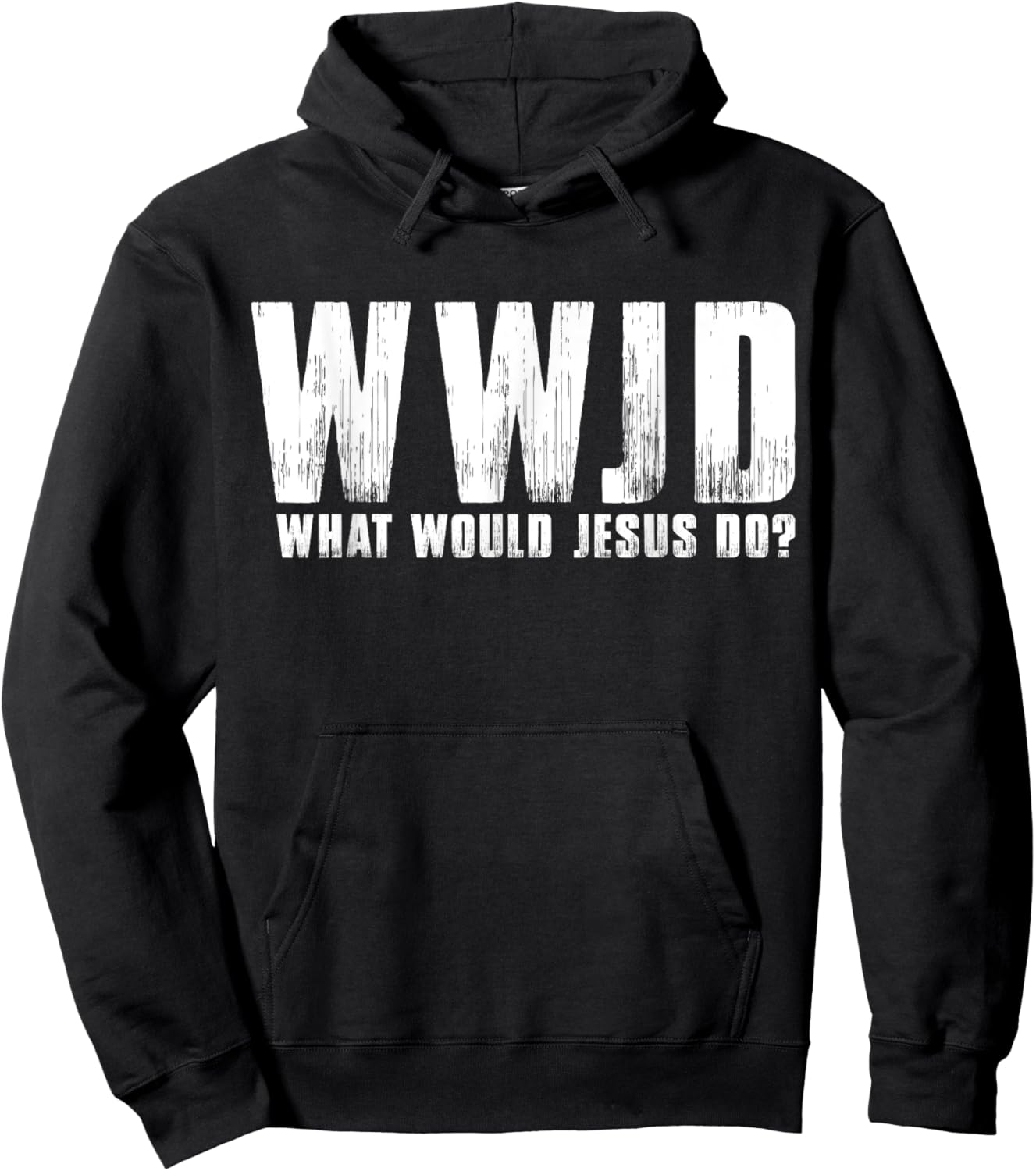 What Would Jesus Do? Wwjd Christian Believer Faith Hoodie - Hoodie | Black