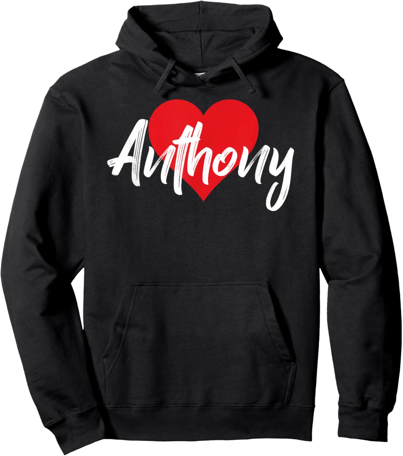 I Love Anthony First Name I Heart Named Hoodie - Hoodie | Black