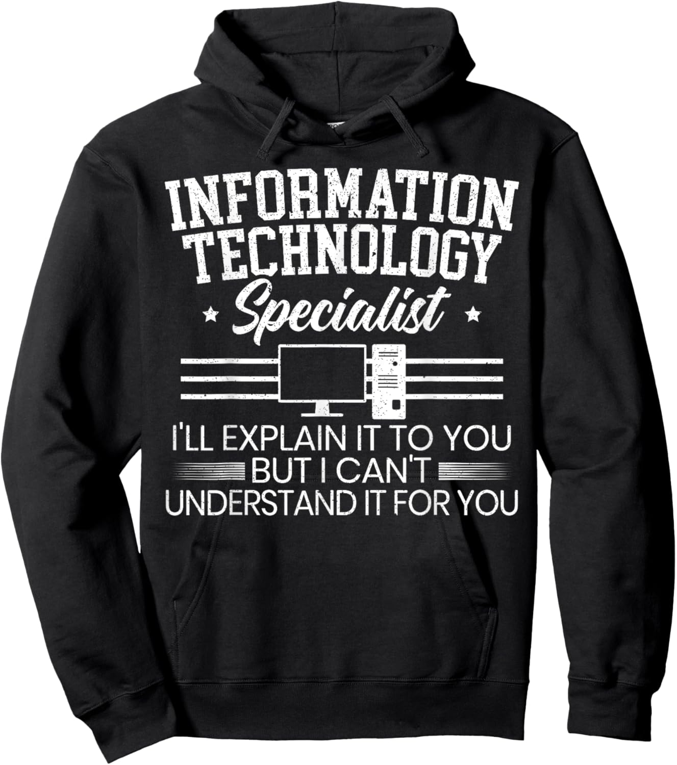 Information Technology Specialist Computer Job Profession Hoodie - Hoodie | Black