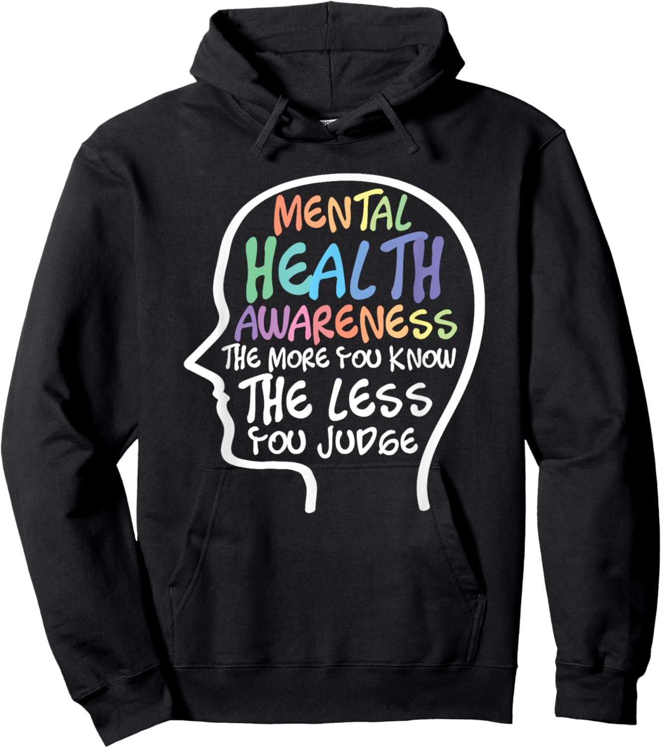 Mental Health Awareness Month Mental Illness Hoodie - Hoodie | Black