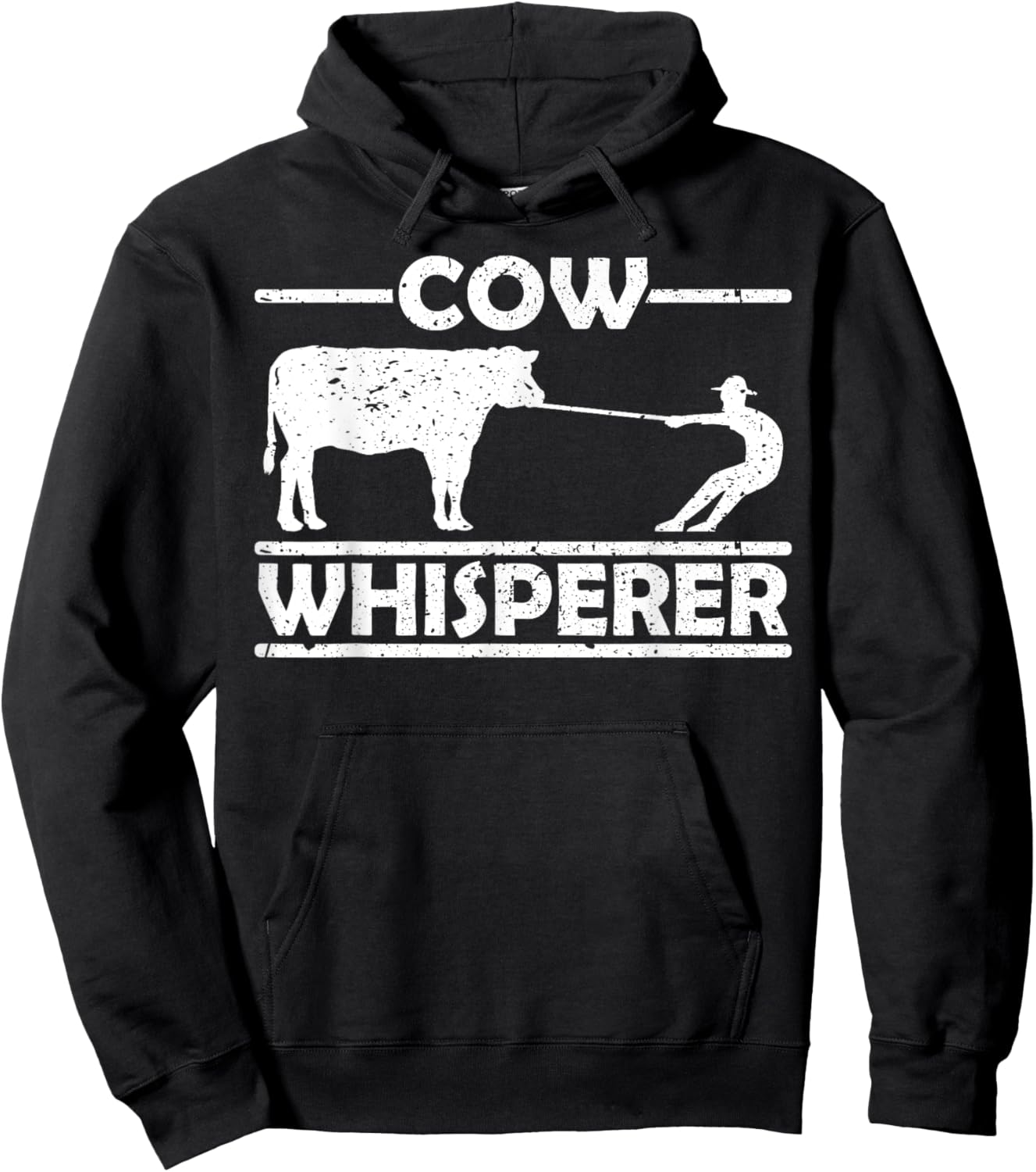 Farmers | Cow Whisperer | Cow Whisperer Hoodie - Hoodie | Black