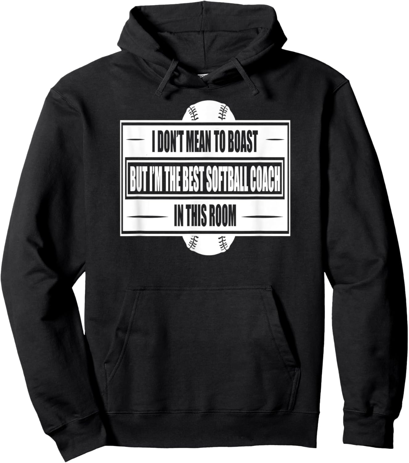 Best Softball Coach In The Room Women Bar Fast Slow Pitch Hoodie - Hoodie | Black