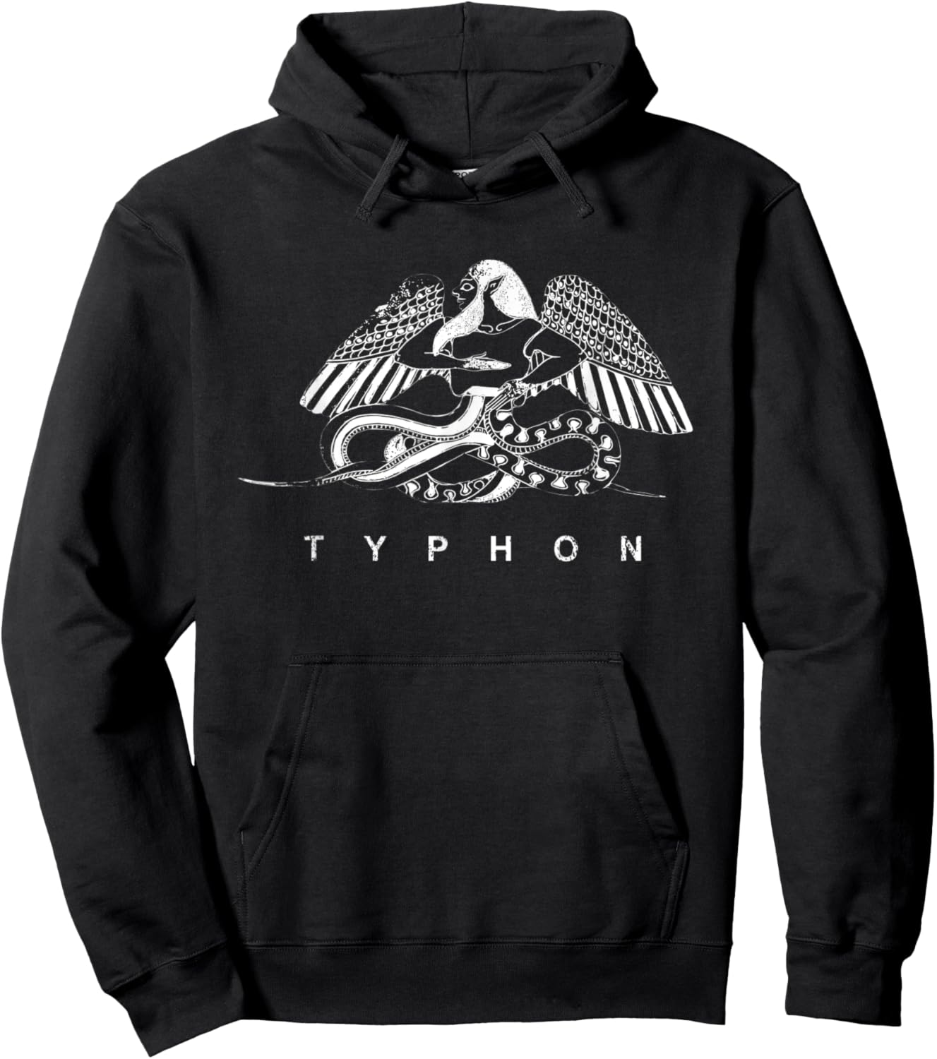 Typhon Ancient Greek Monster Dragon Serpent God Typhoeus Hoodie - Hoodie | Black
