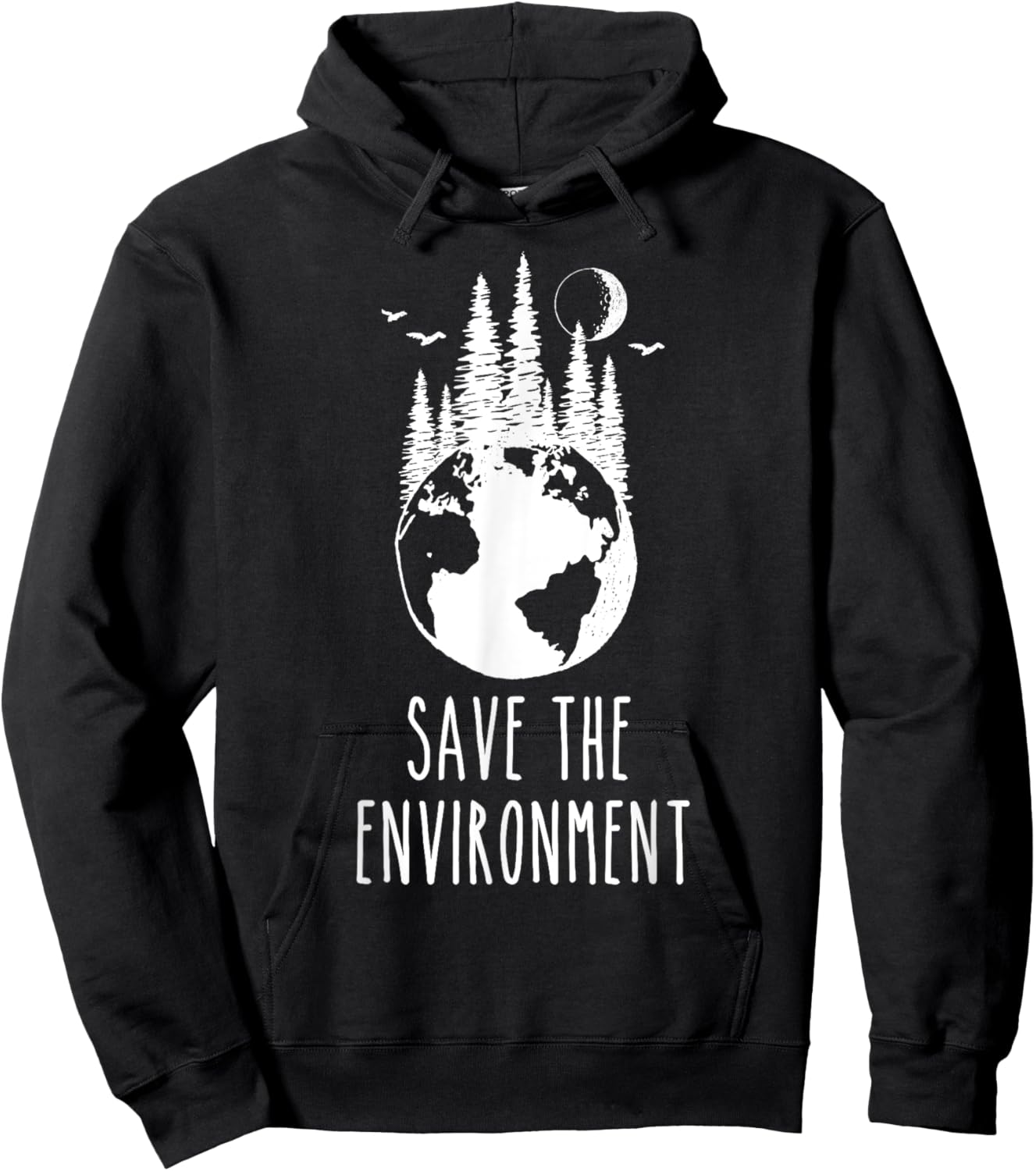 Save The Environment Earth Day Nature Wildlife Conservancy Hoodie - Hoodie | Black