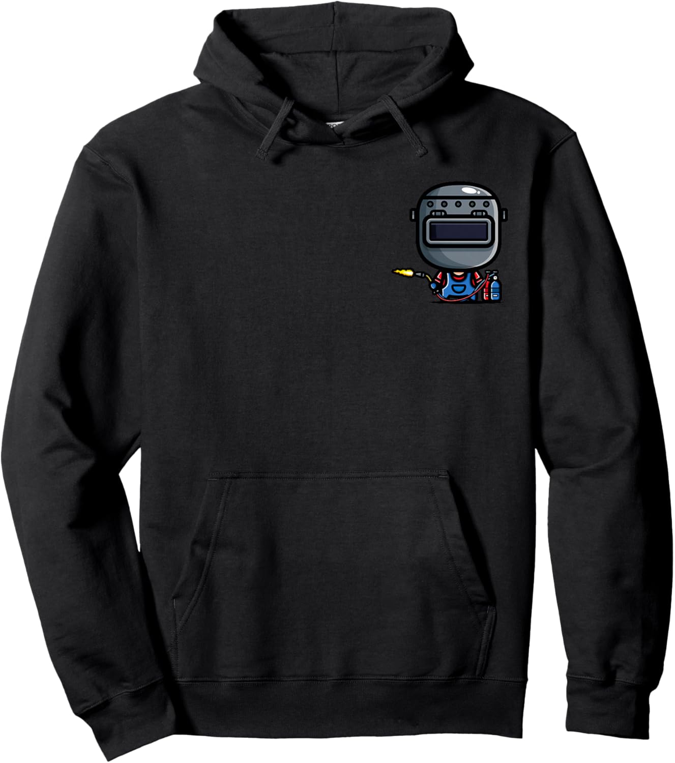 Welding Welder on or in The Heart Small Hoodie - Hoodie | Black