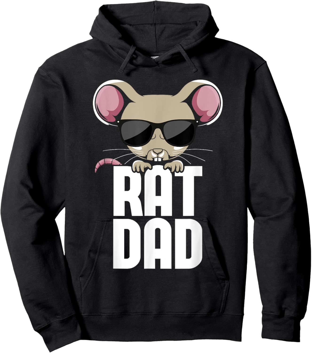 Rat Dad - Rat Lover Mouse Rodent Lover Hoodie - Hoodie | Black