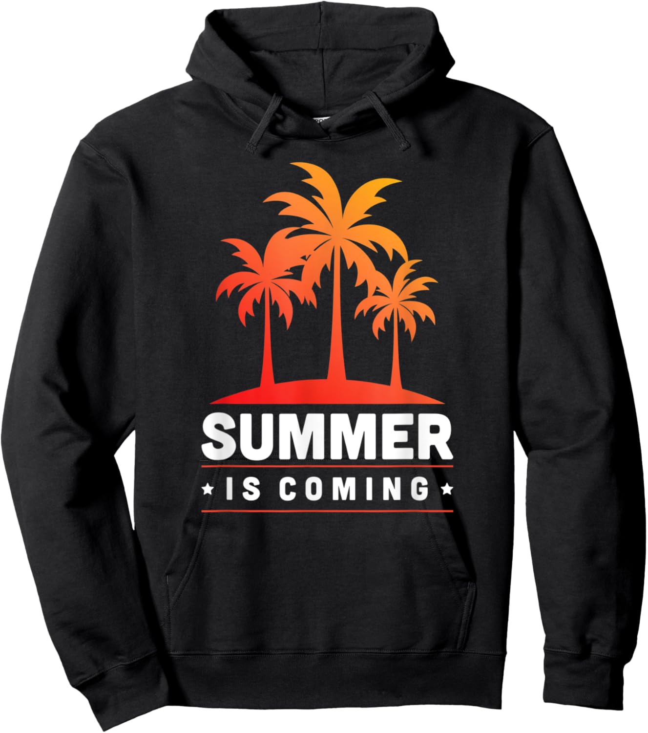 Summer Is Coming Tropical Caribbean Beach Summer Men Women Kids Hoodie - Hoodie | Black