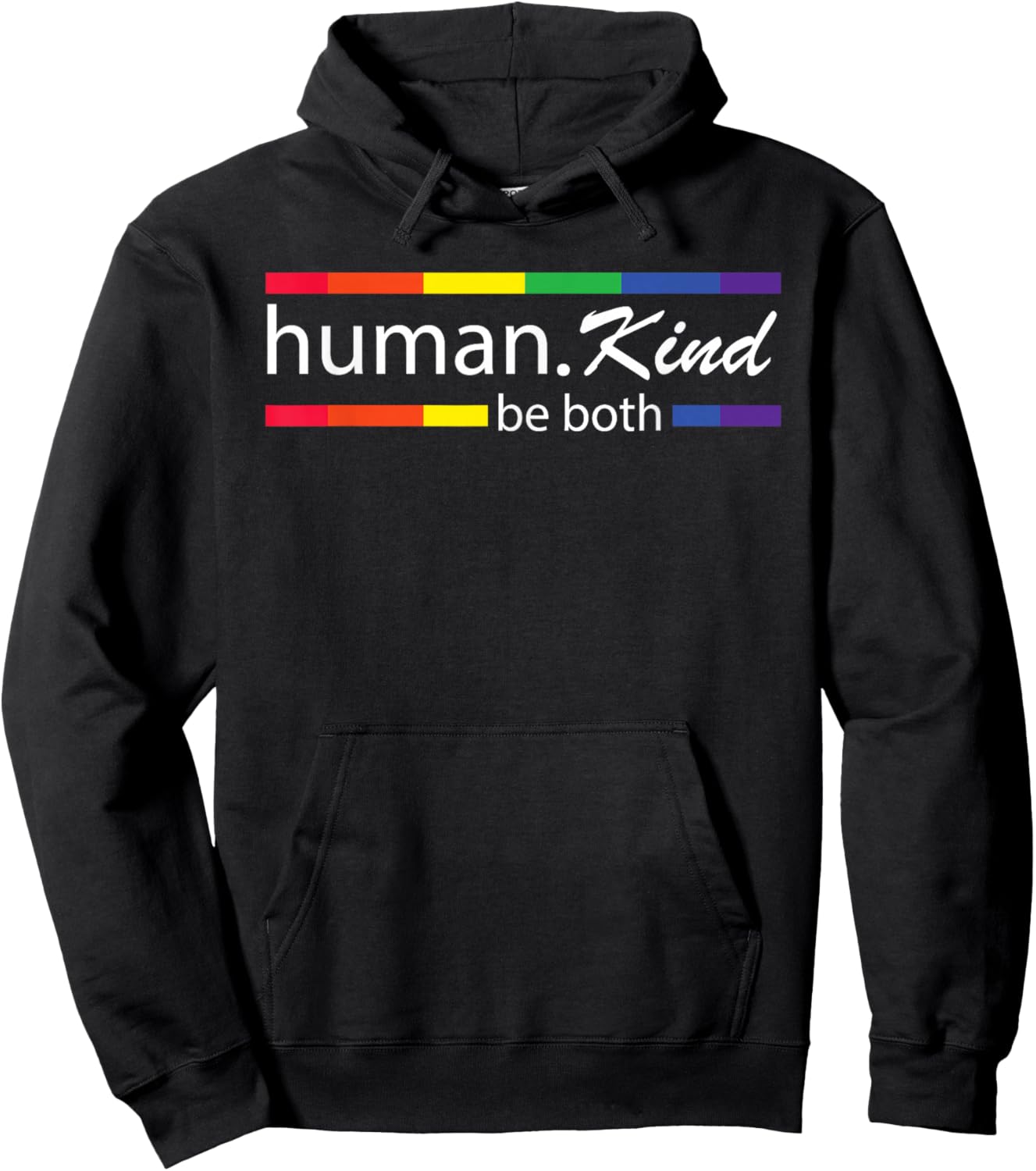 Human Kind Be Both Hoodie - Hoodie | Black