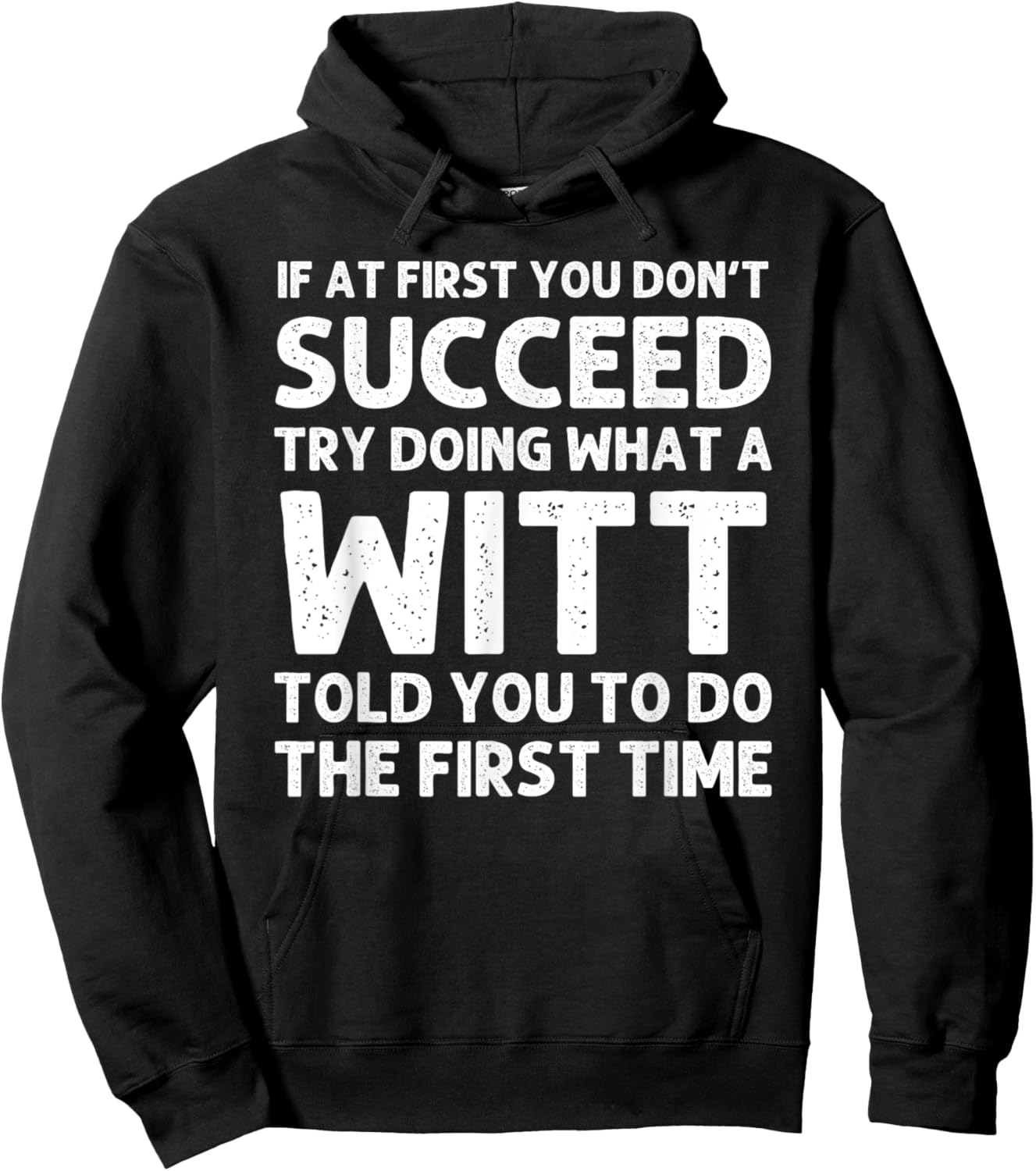 WITT Funny Surname Family Tree Birthday Reunion Idea Hoodie - Hoodie | Black