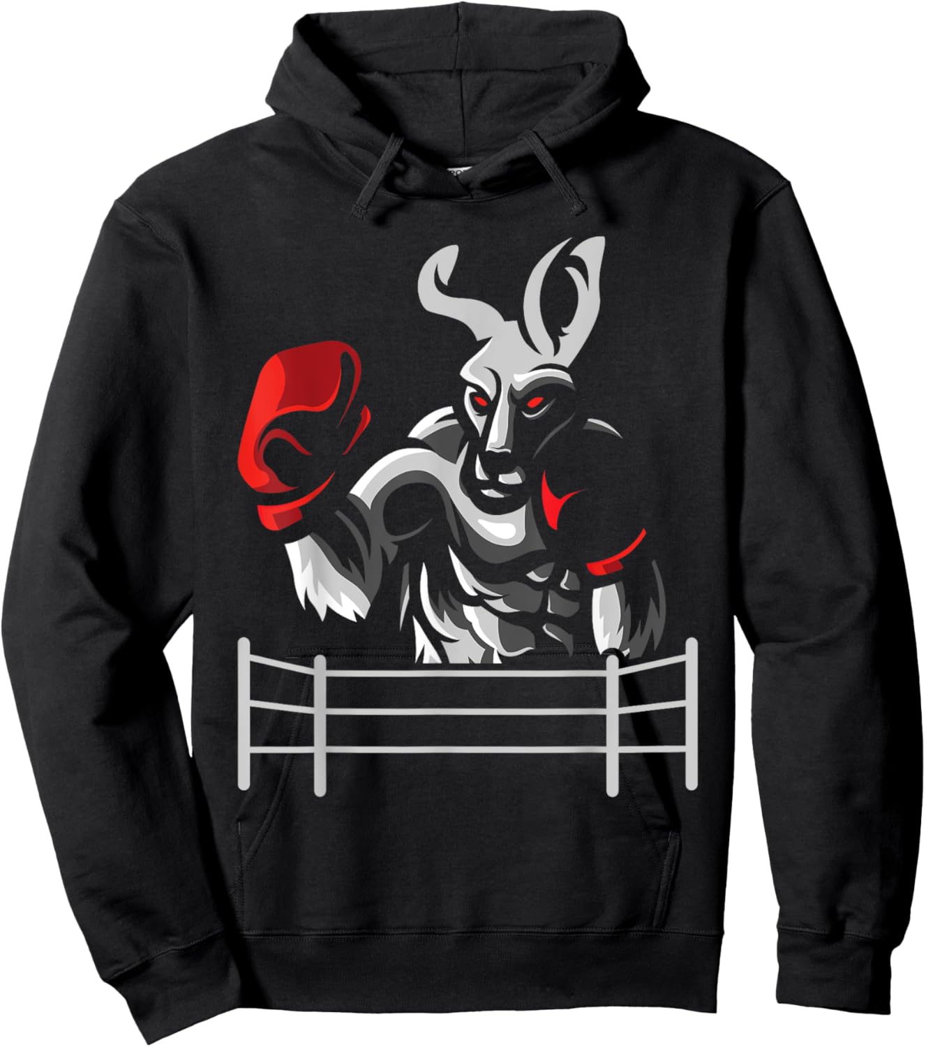 Kangaroo - Boxing Kickboxer Boxer Kickboxing Fan Hoodie - Hoodie | Black