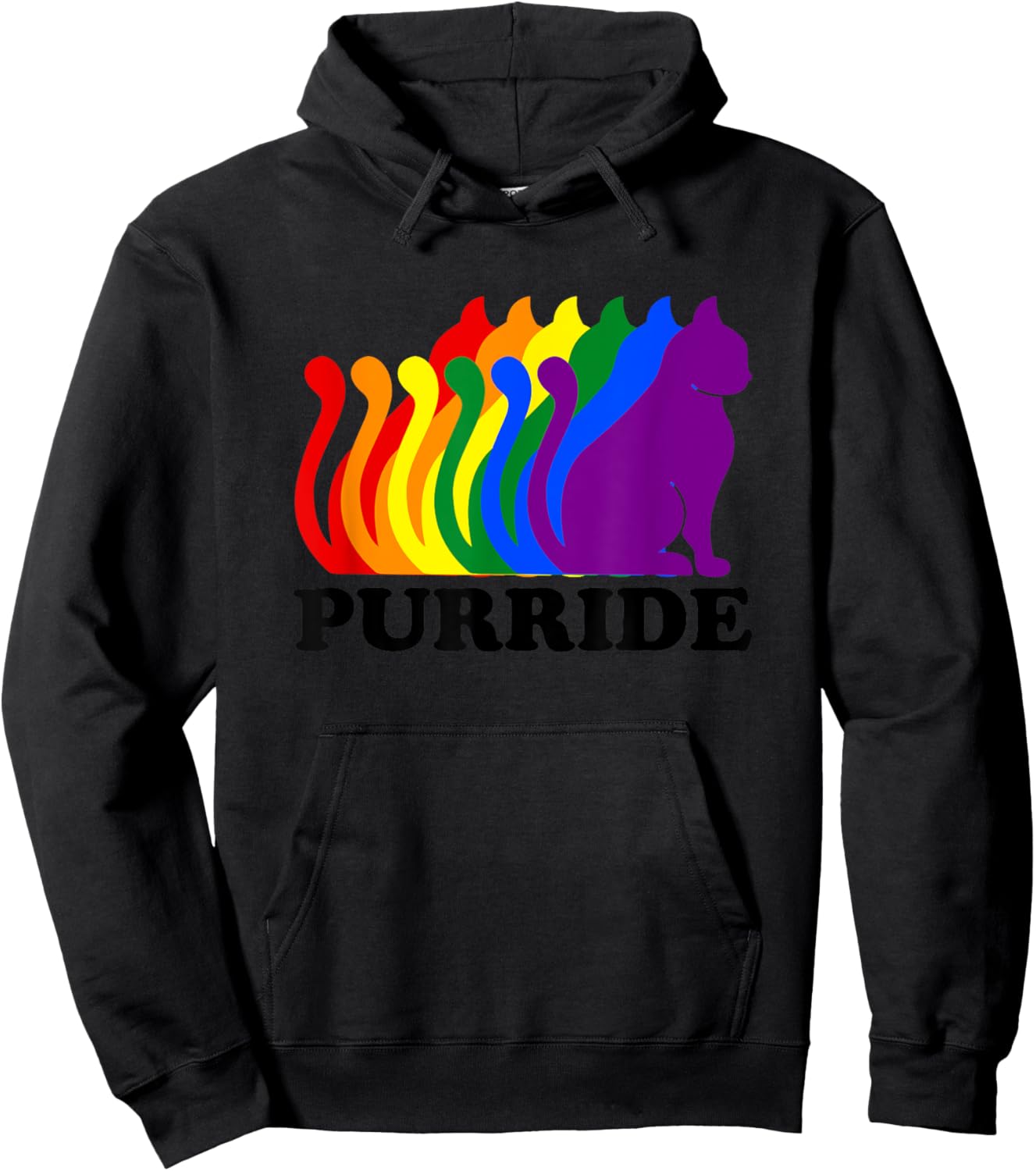 Purride Shirt Purride Cat Shirt Pride Cat Shirt Purride Hoodie - Hoodie | Black