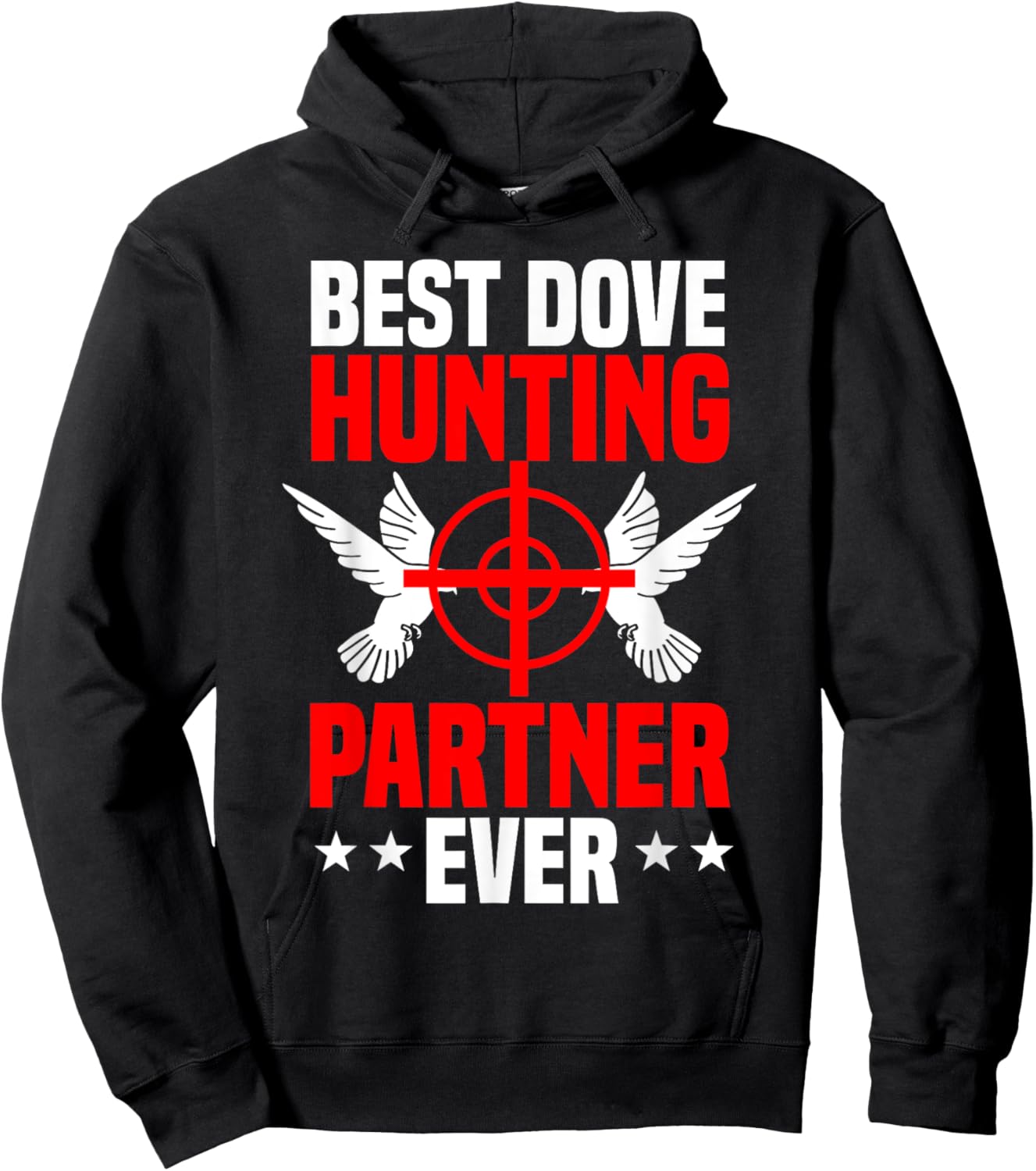 Dove Hunting Bird Pigeon Partner Hunter Huntress Hoodie - Hoodie | Black